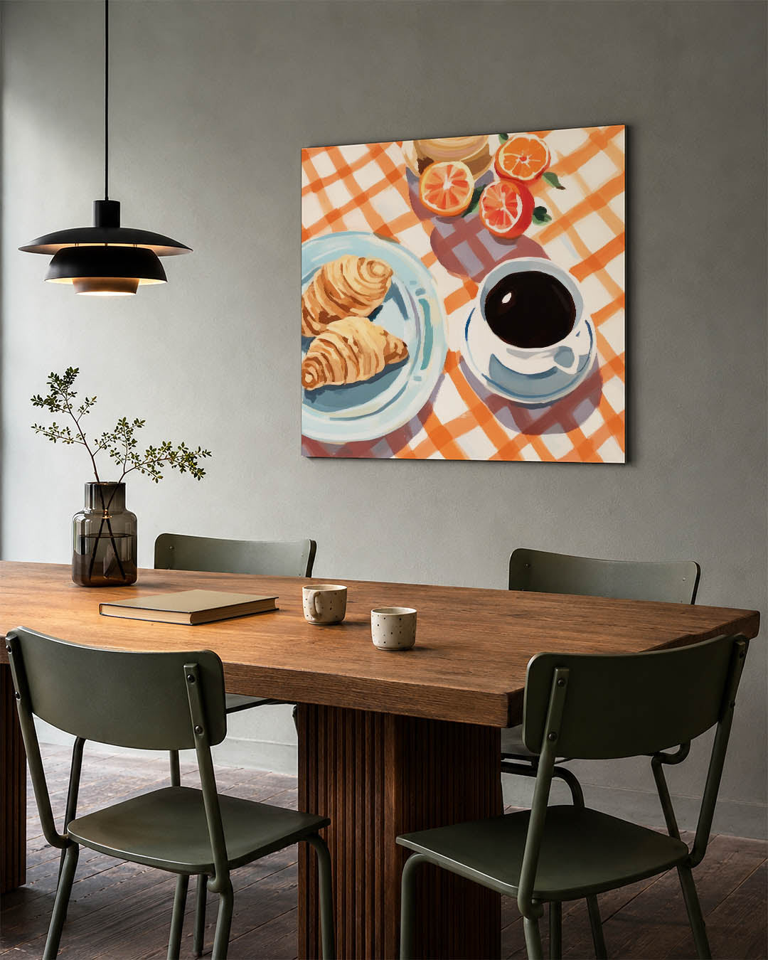 Ontbijt tafereel Kunstwerk