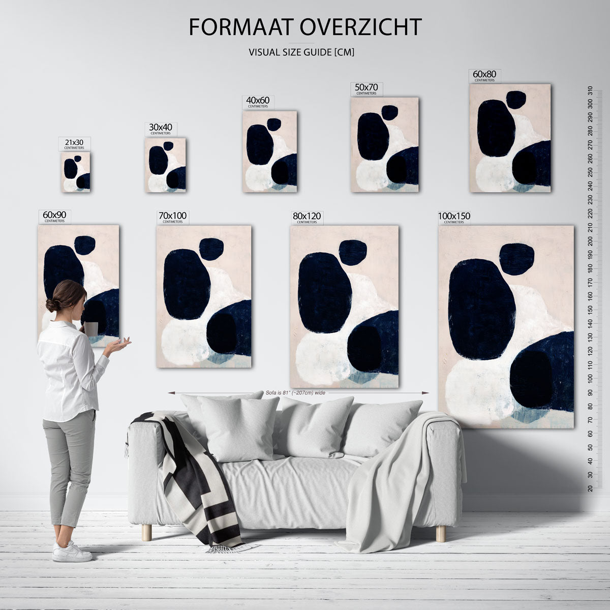 Abstracte vormen Poster