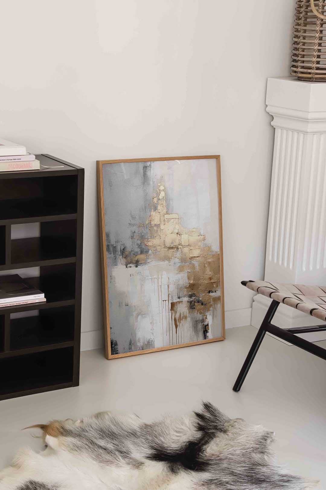 Abstracte gouden textuur Poster