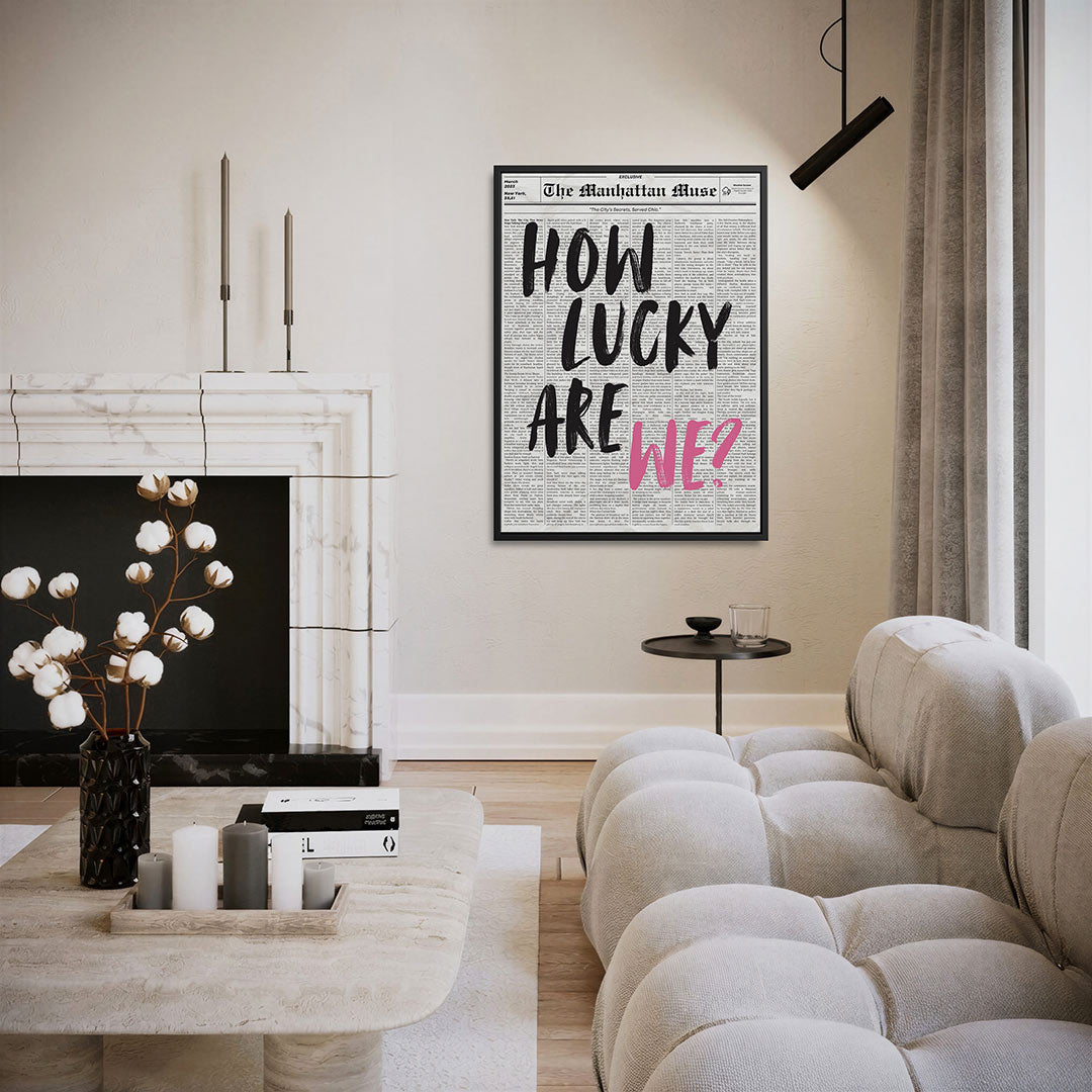 Expressieve typografie Kunstwerk