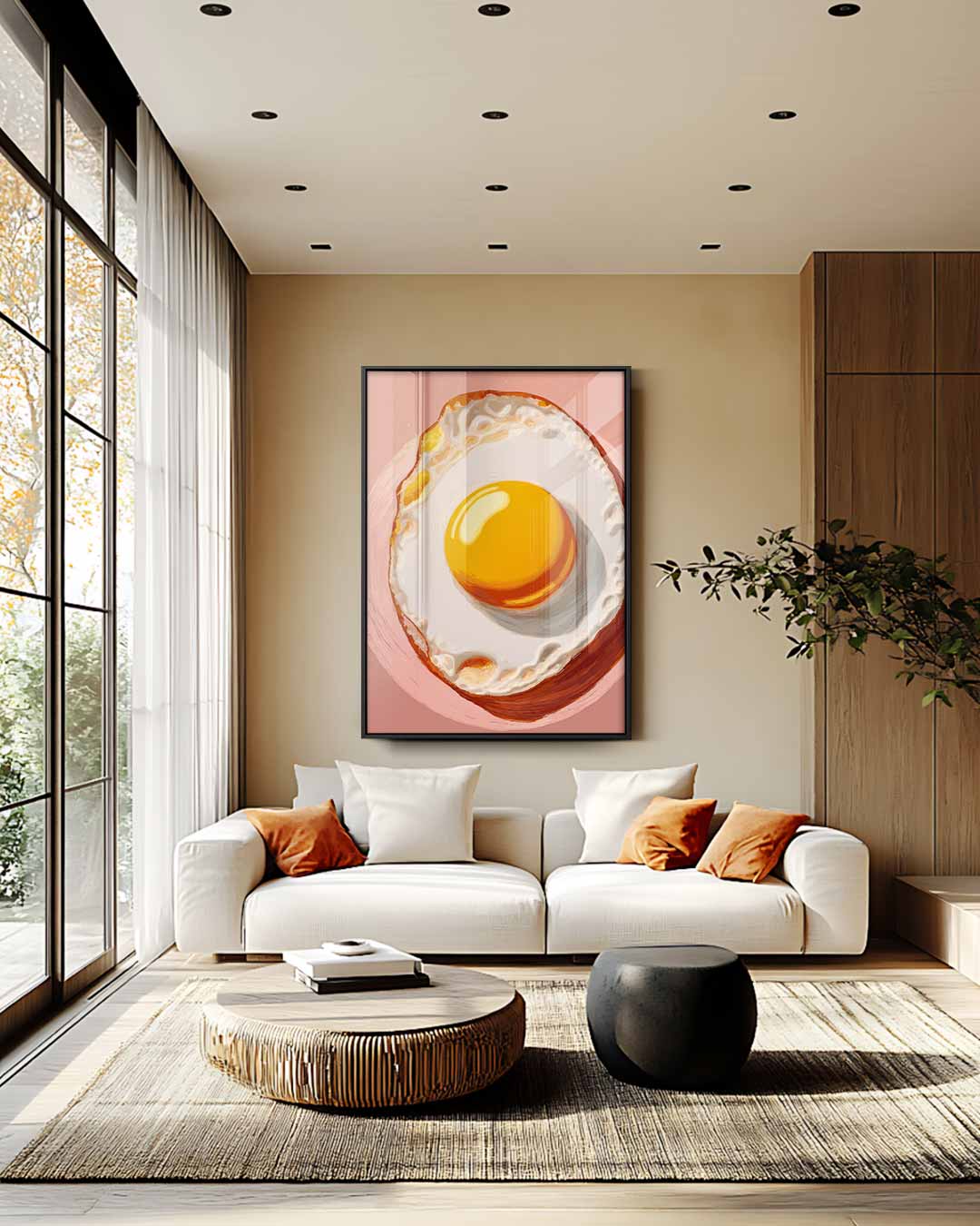 Sunny Side Up Op Canvas Kunstwerk-canvas-dibond-plexiglas-wanddecoratie-WallArtistic