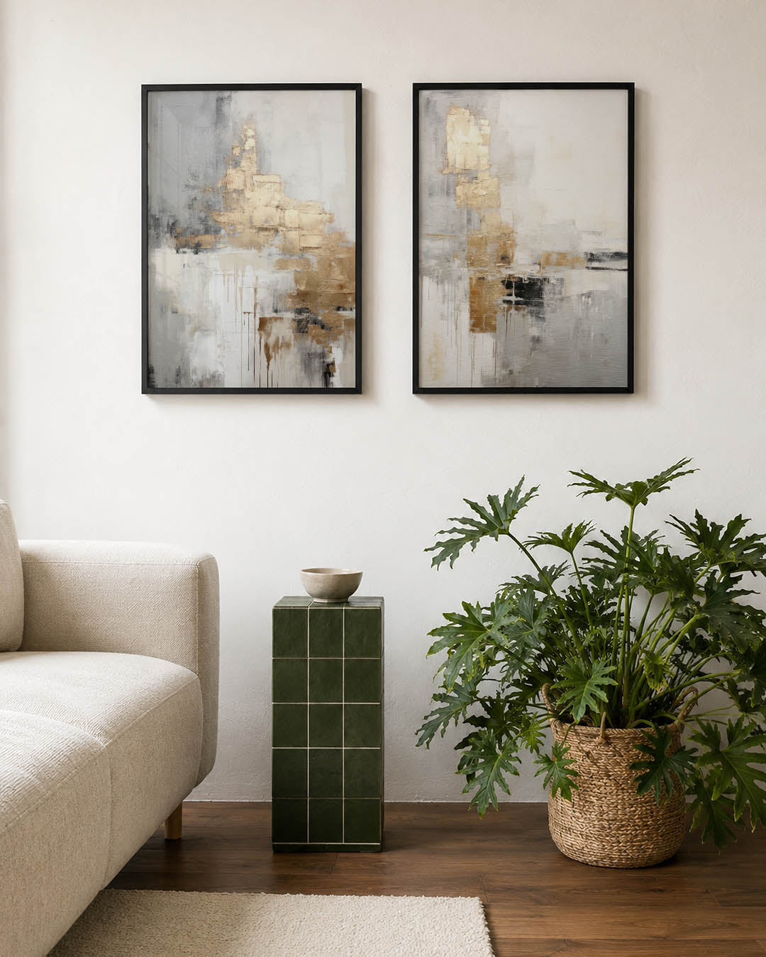 Gouden vervaging Posterset