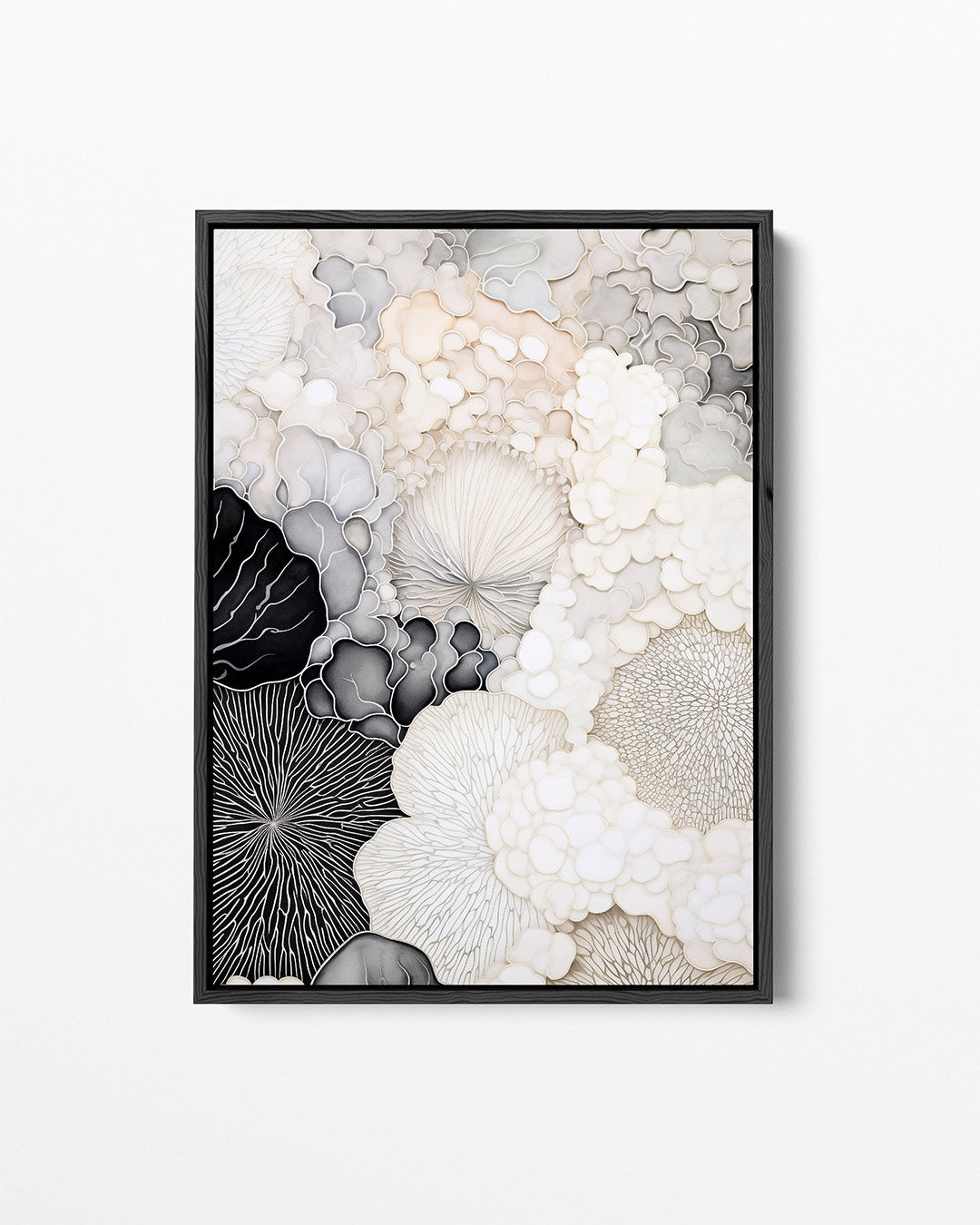 Organische vormen compositie Kunstwerk