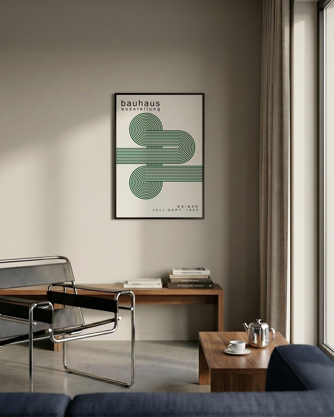 Lijnenspel en vormen Poster