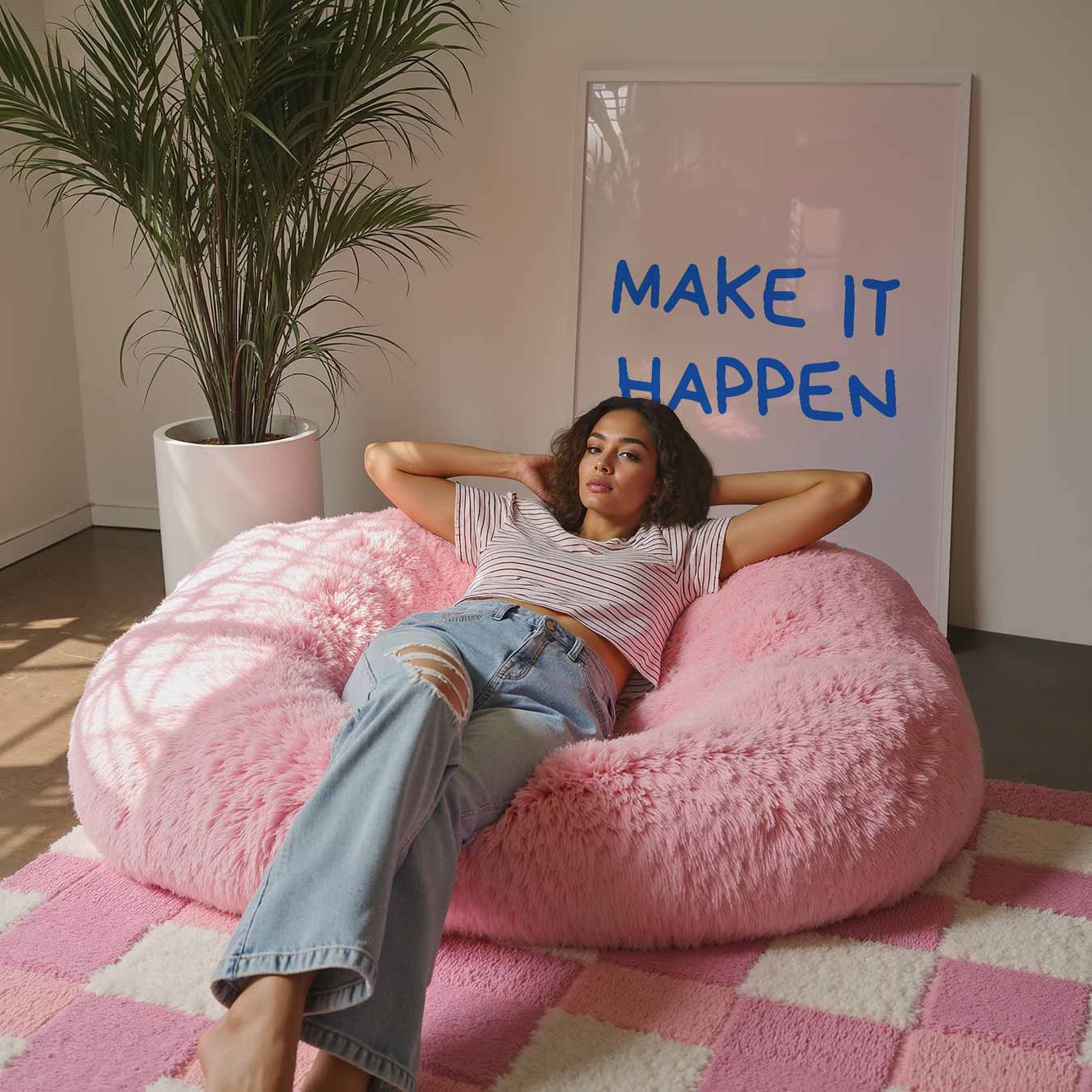 Motivatieposter Make It Happen Poster-WallArtistic