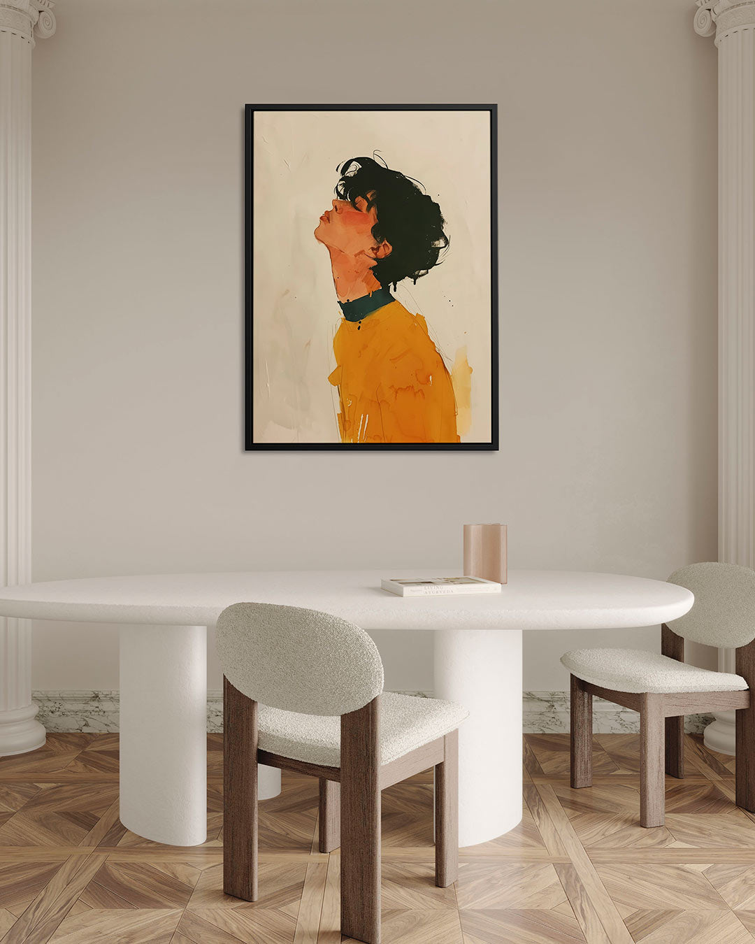 Portret illustratie Kunstwerk