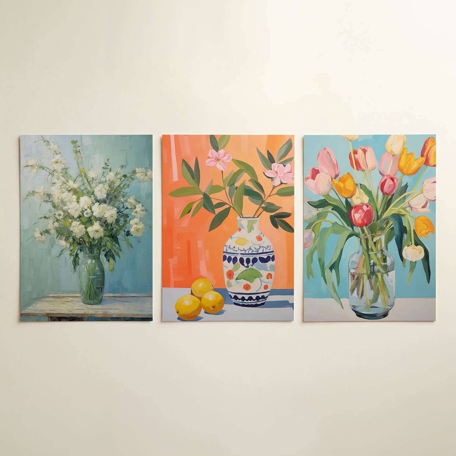 Bloemrijke harmonie Posterset