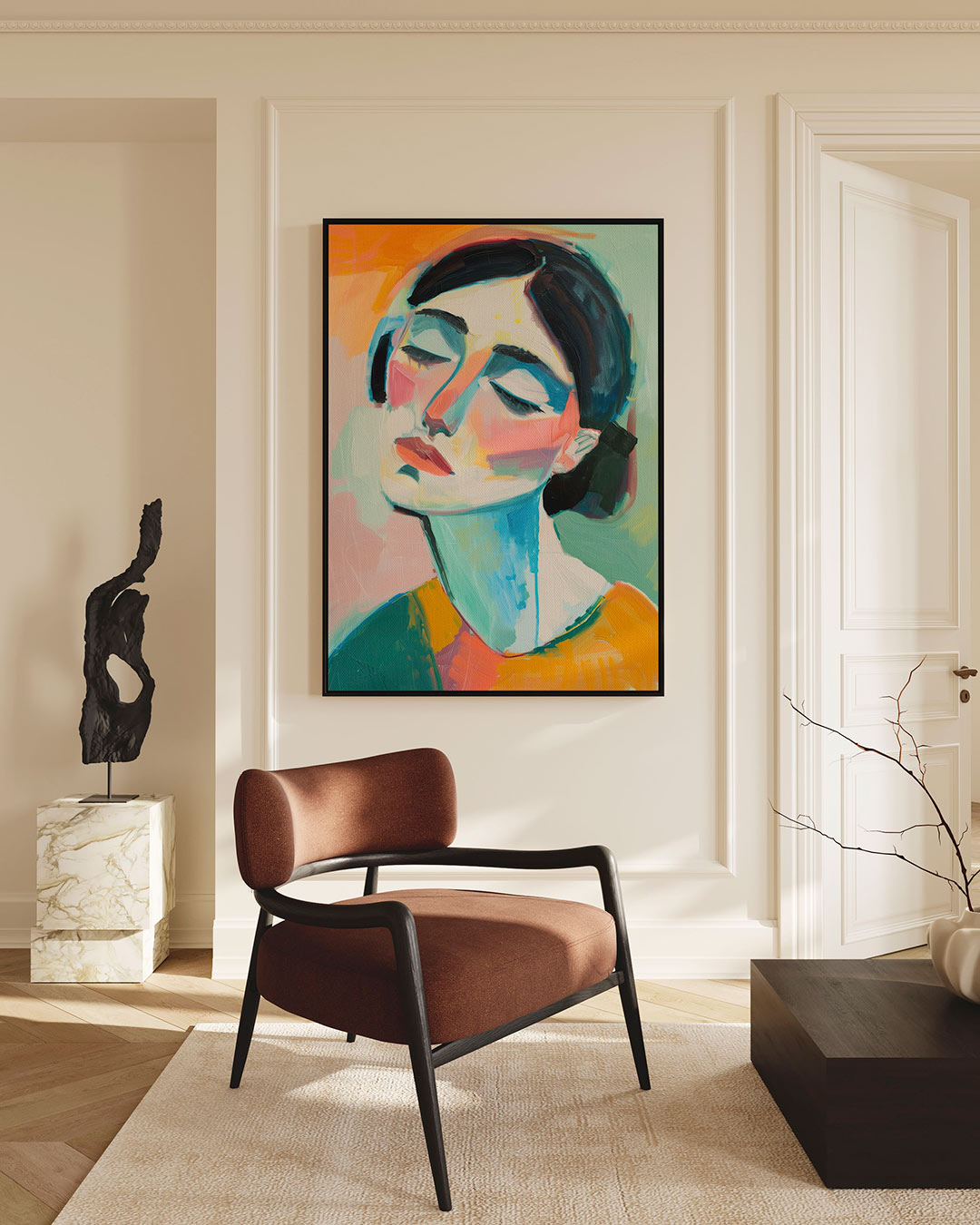 Portretstudie Kunstwerk