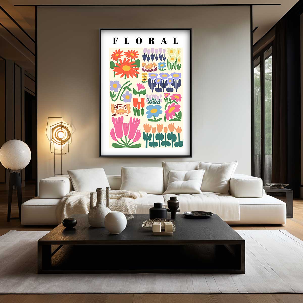 Bloemenpracht Poster Kunstwerk-canvas-dibond-plexiglas-wanddecoratie-WallArtistic