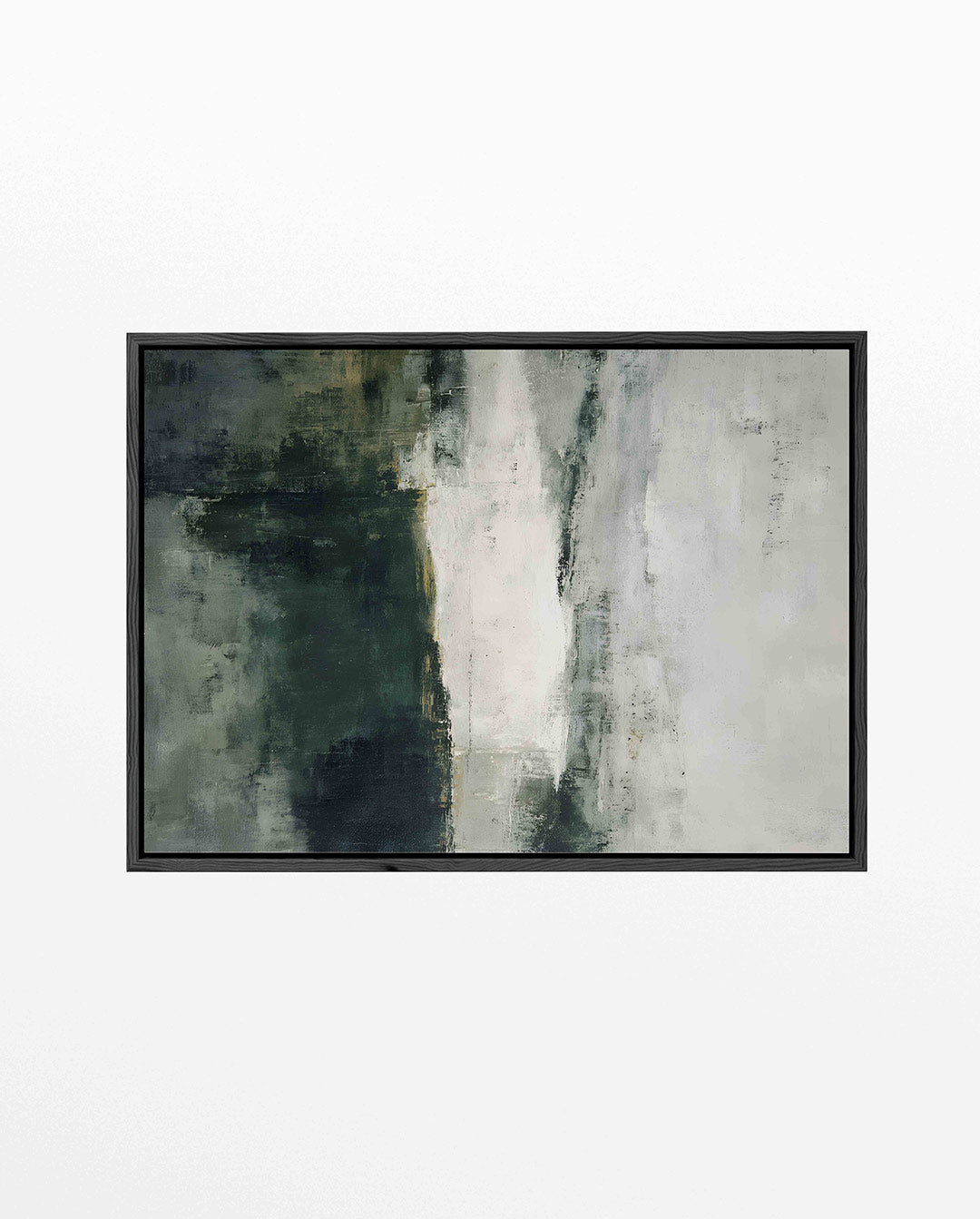 Gelaagde kleurencompositie Kunstwerk