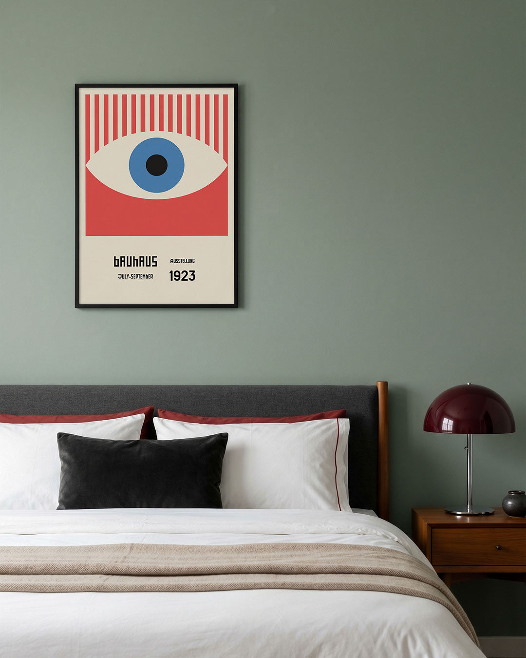 Oogvorm en lijnen Poster