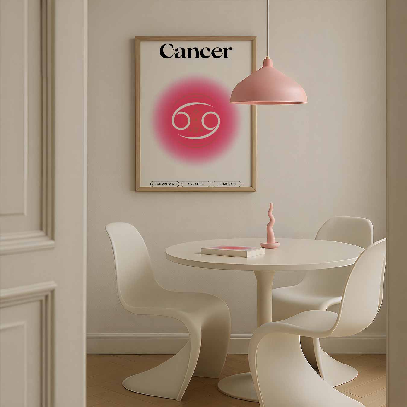Inspirerende Kreeft Astrologieposter-WallArtistic