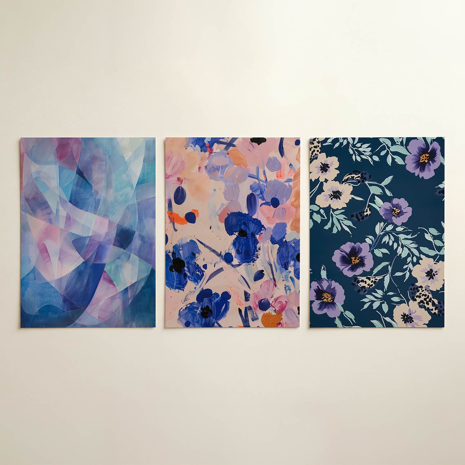 Kleurvlakken harmonie Posterset
