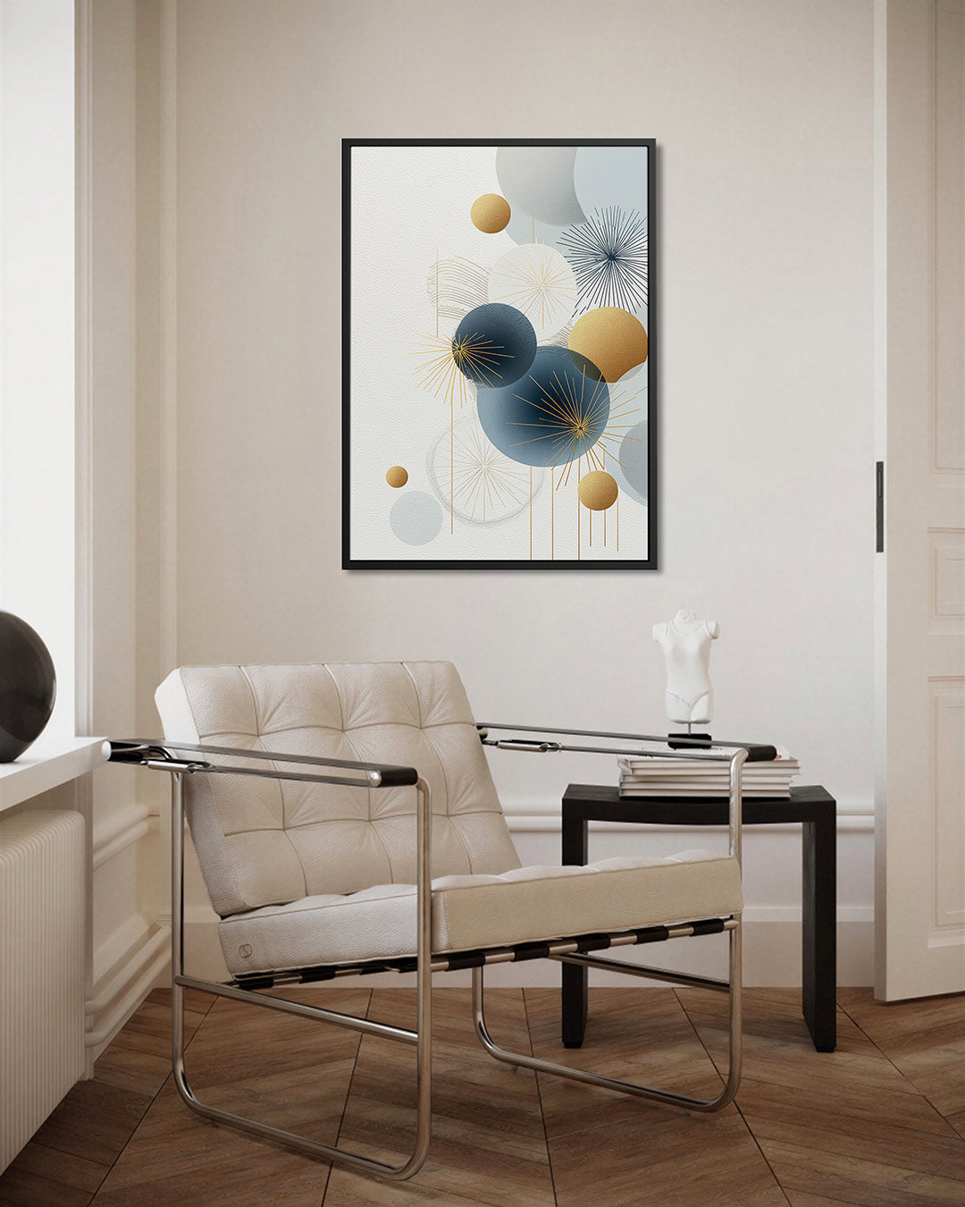 Geometrische cirkelcompositie Kunstwerk