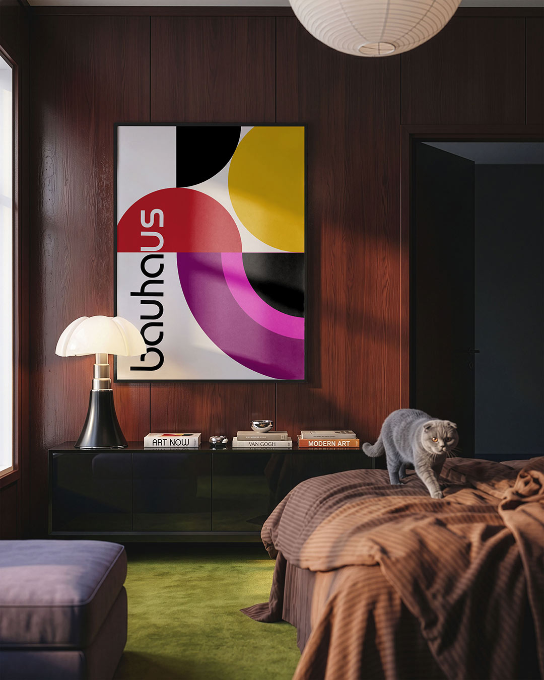 Vormen en kleurvlakken Poster