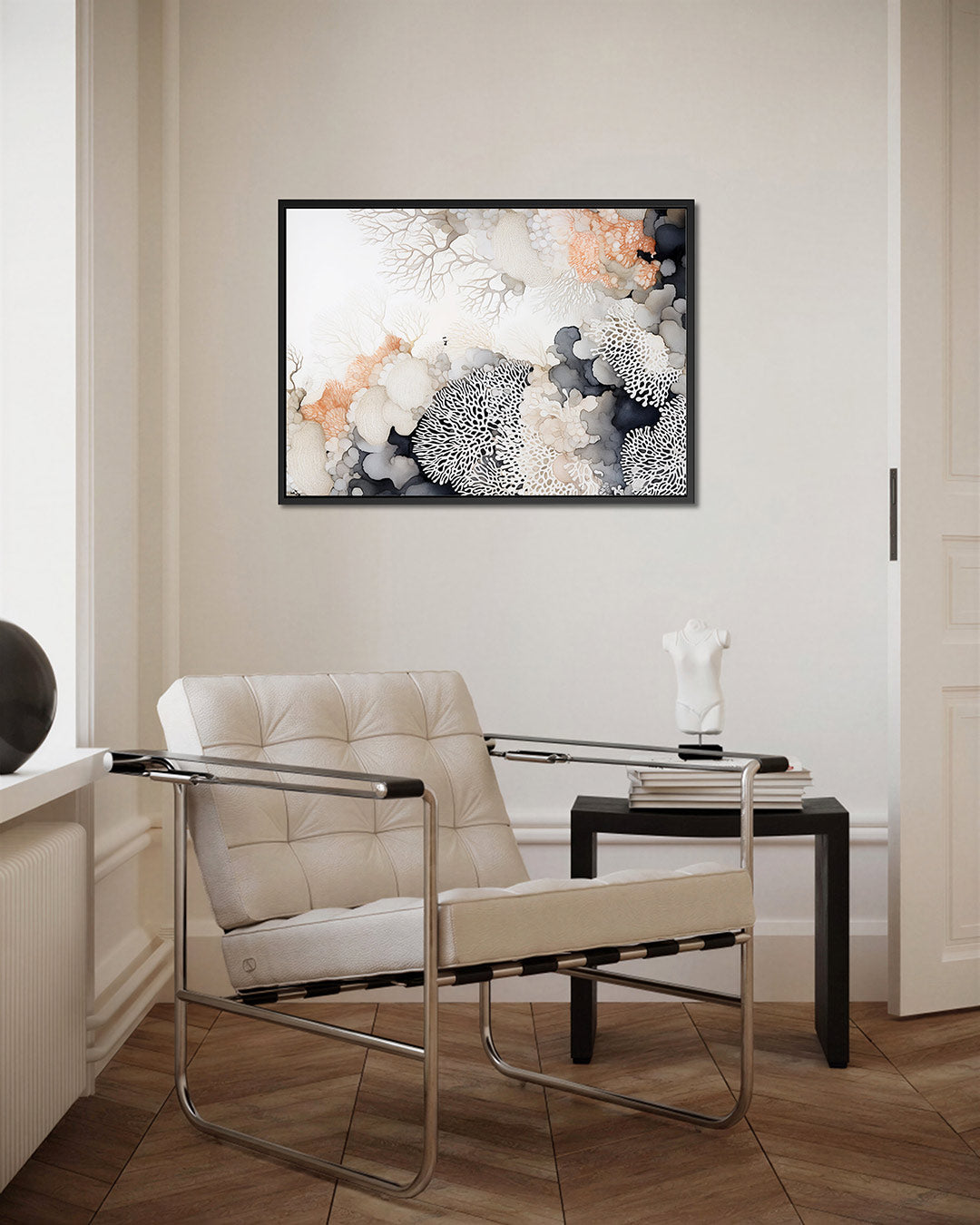 Organische vormen compositie Kunstwerk