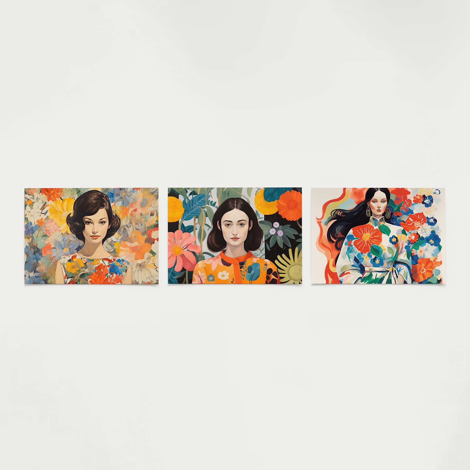 Bloemenportret Posterset