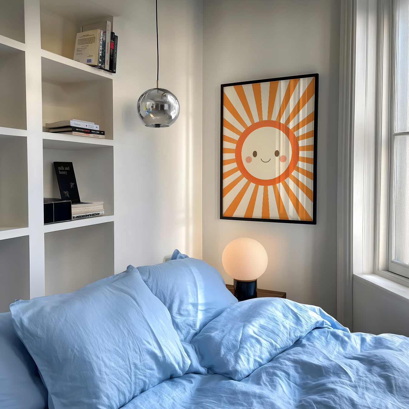 Blije Zonnestraal Poster-WallArtistic