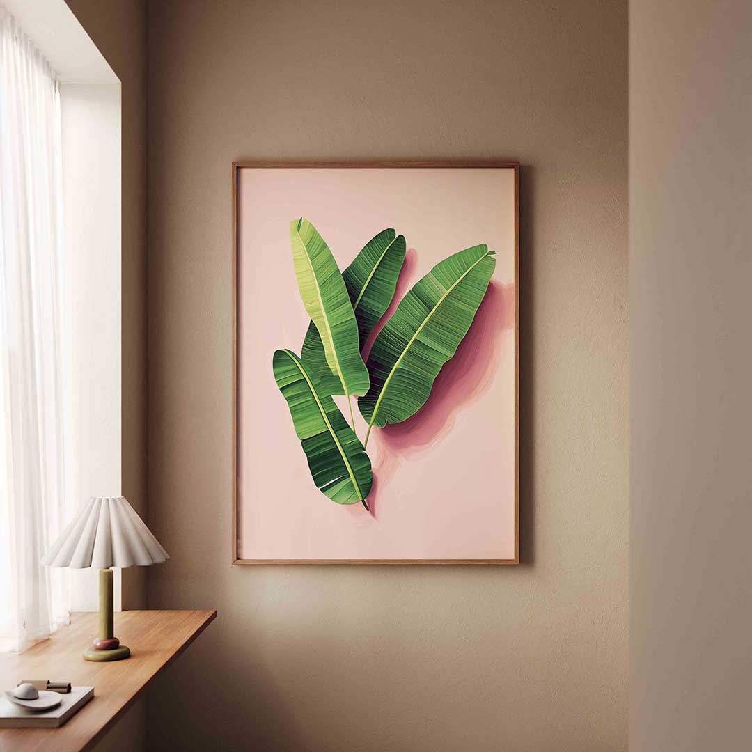 Banana bladeren Poster