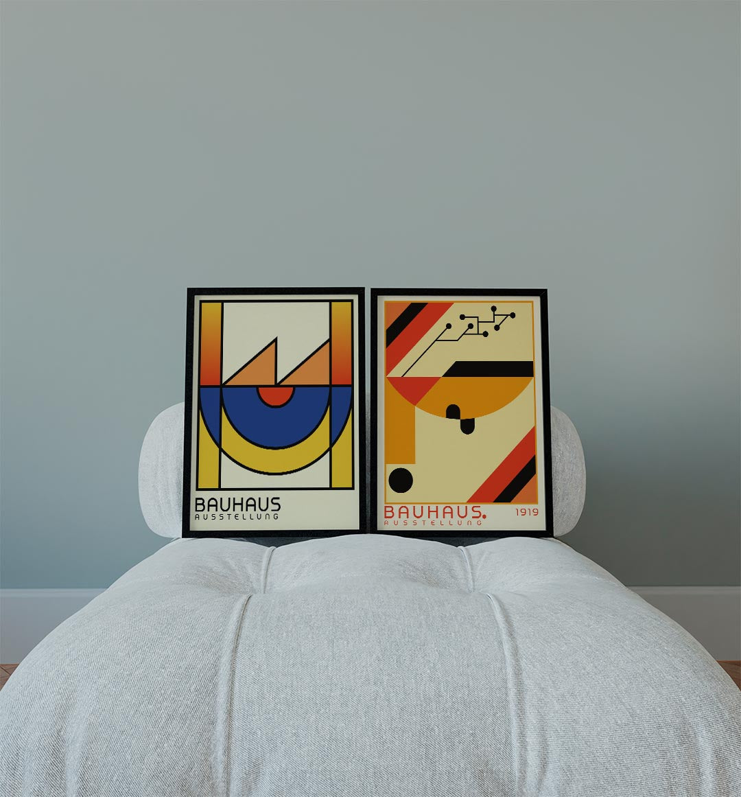 Kleur en lijnenspel Posterset