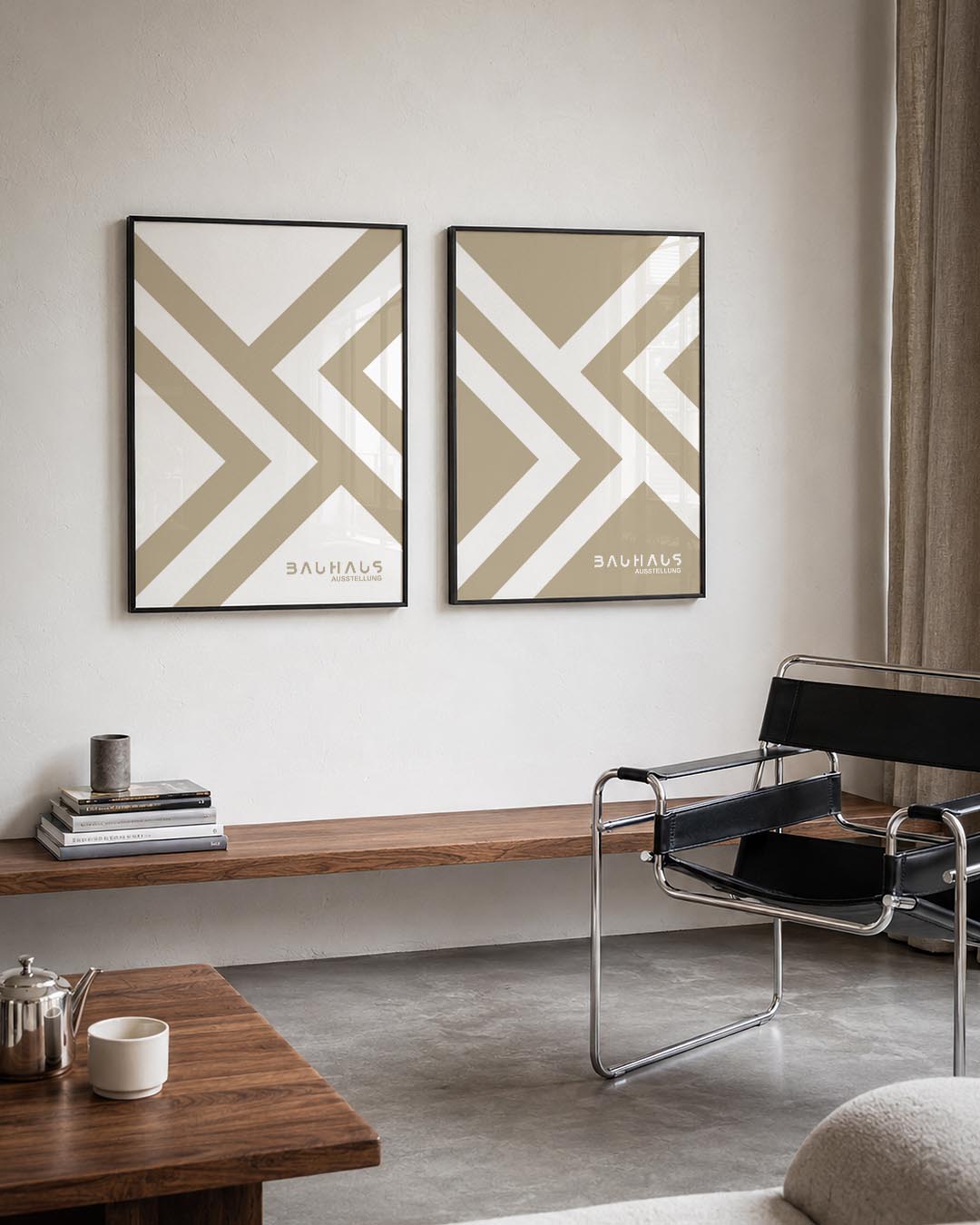 Lijnenspel en vlakken Posterset