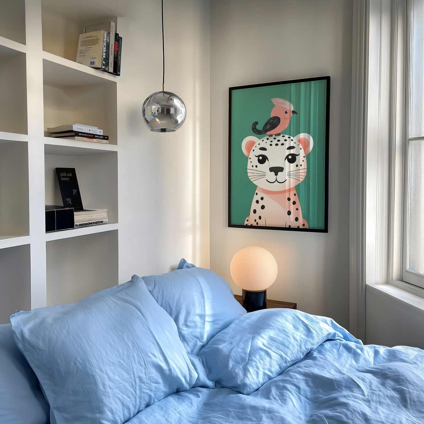 Vrolijke Dierenvriendjes Poster-WallArtistic