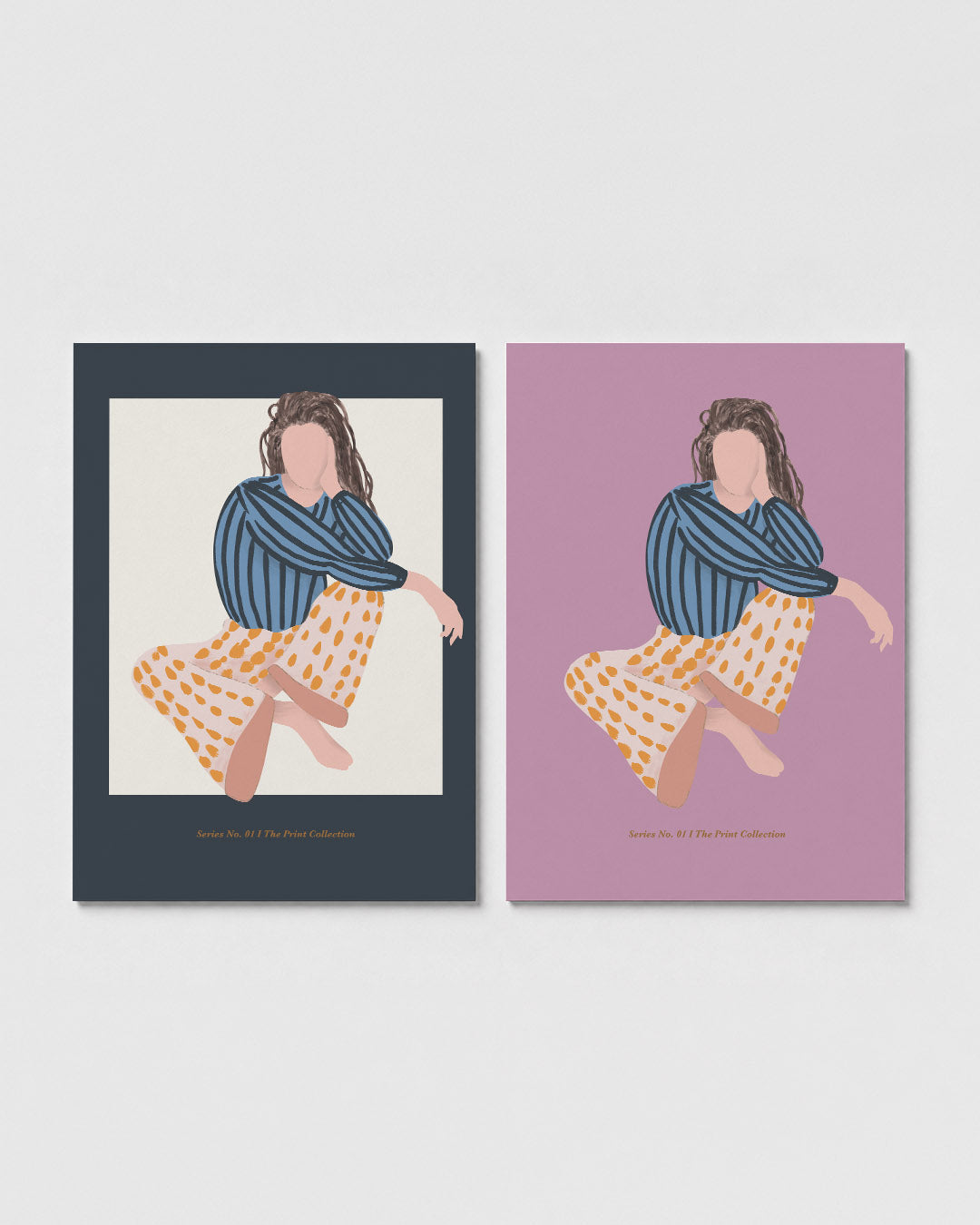 Gestreepte en gevlekte harmonie Posterset
