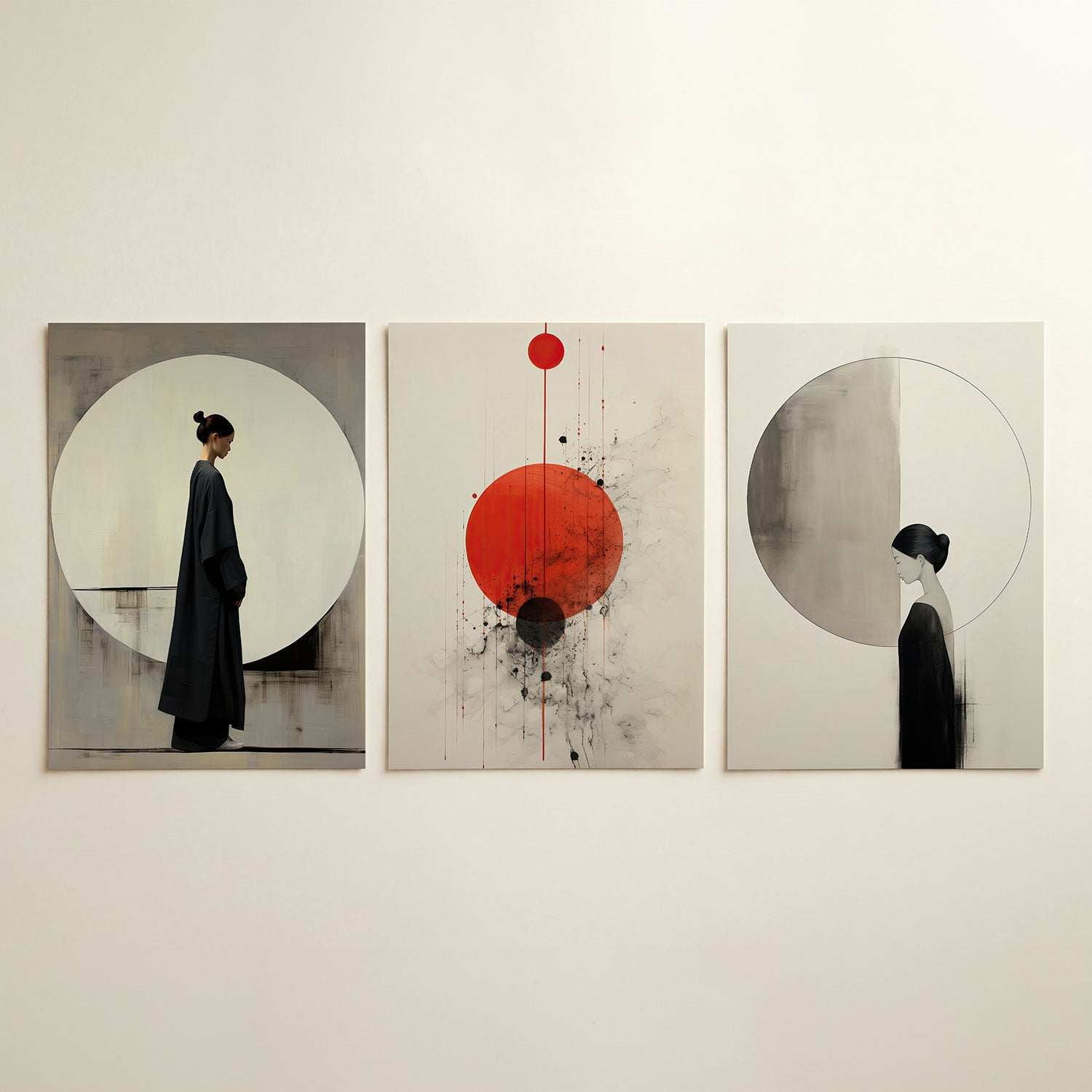 Cirkel en silhouet Posterset