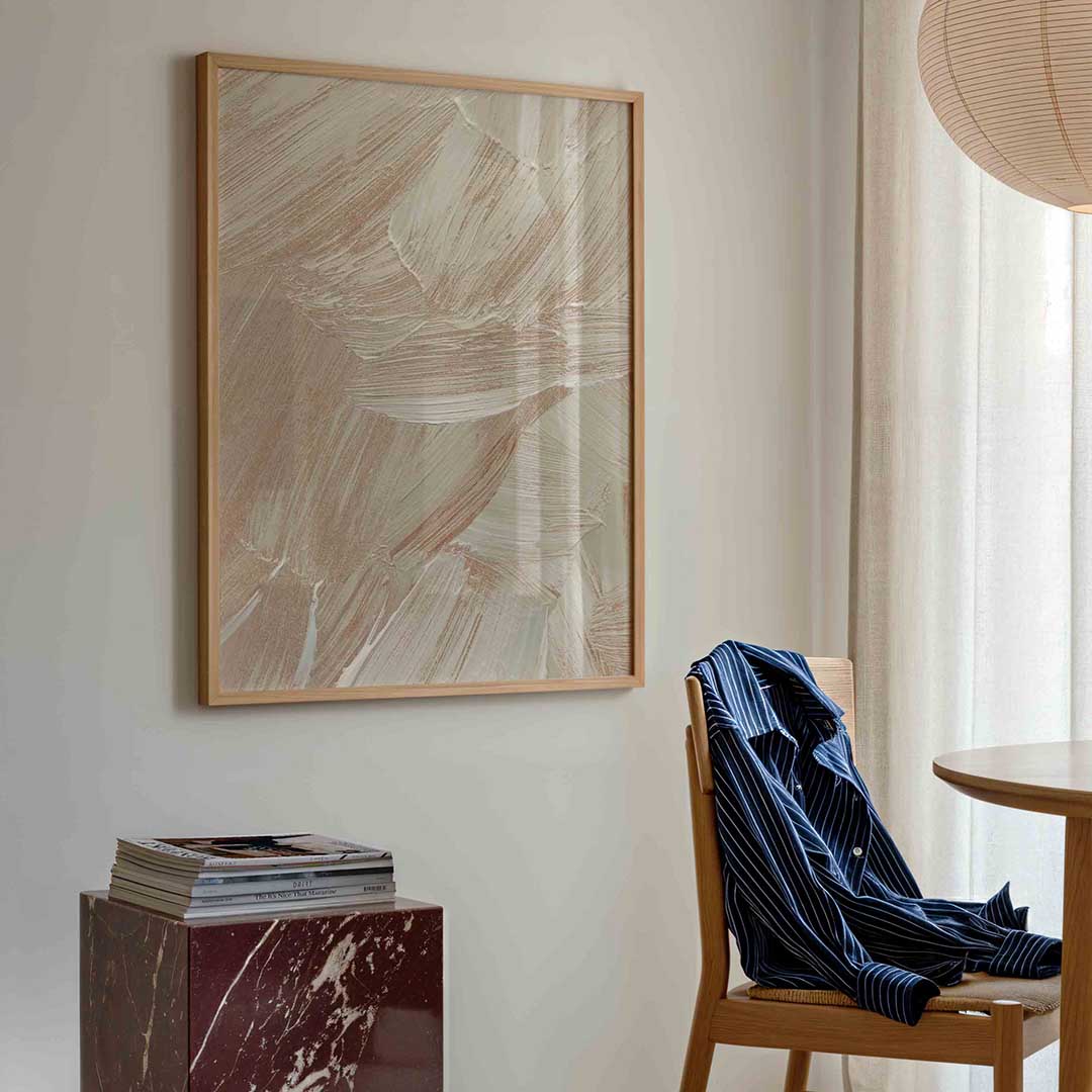 Abstracte beige textuur Poster