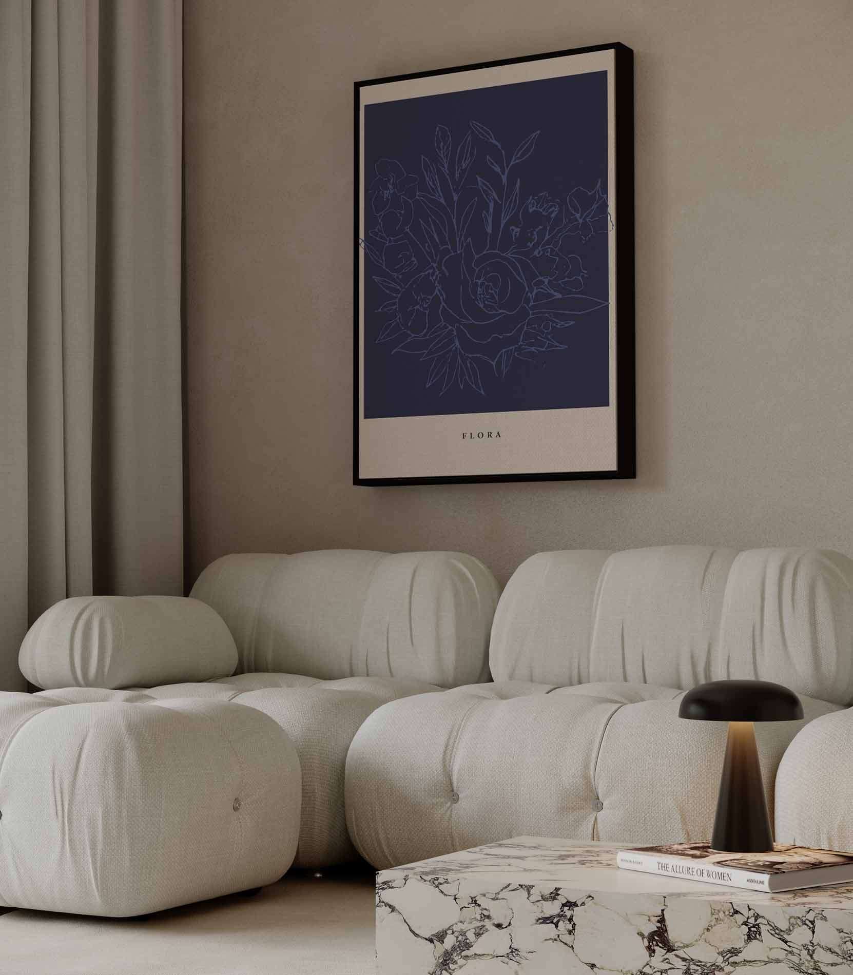 Flora Kunstwerk-canvas-dibond-plexiglas-wanddecoratie-WallArtistic
