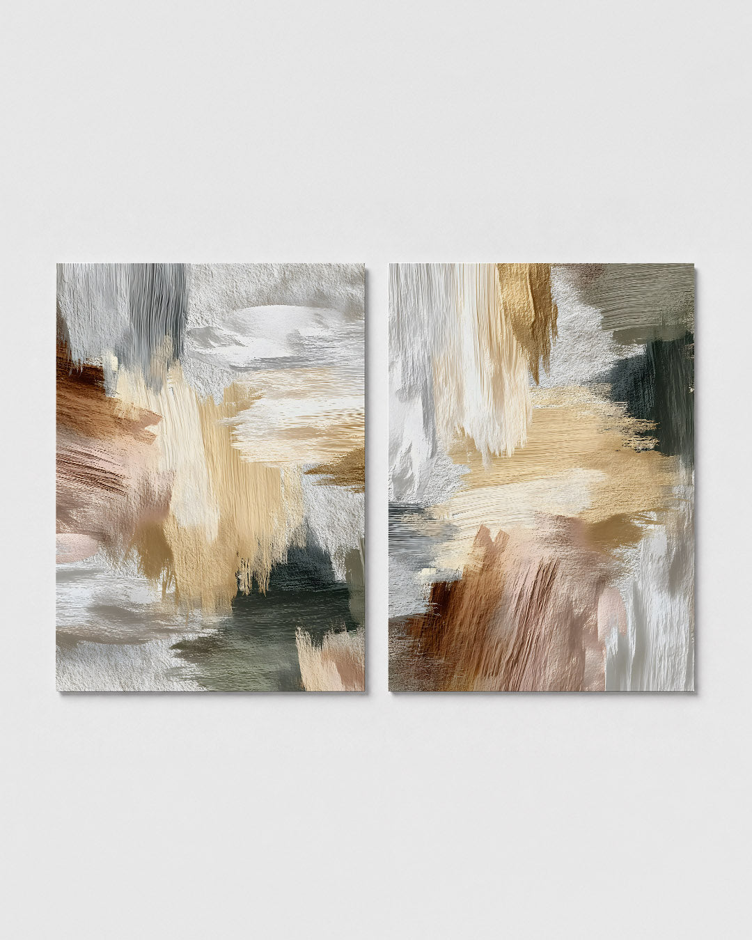 Kleurige streken Posterset