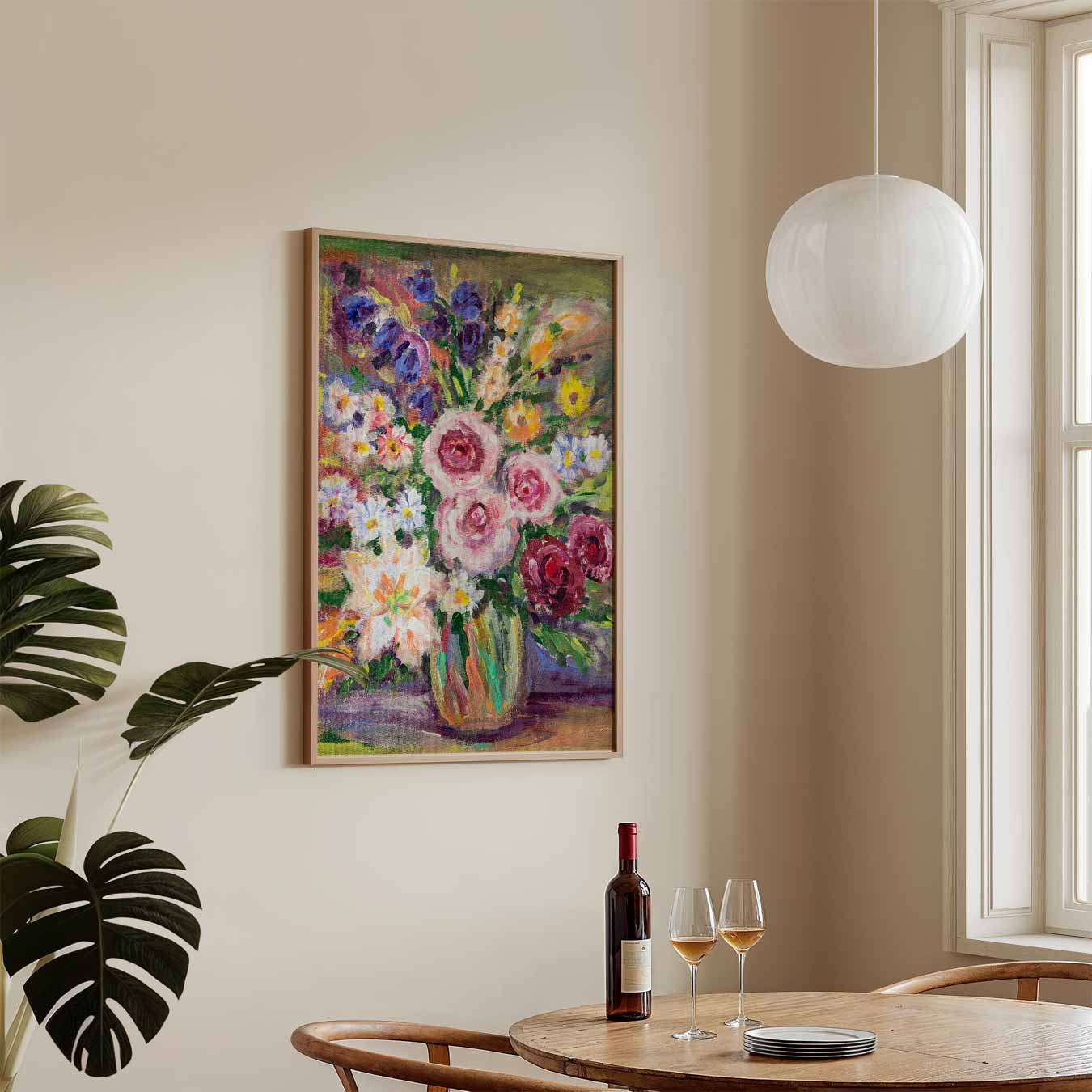 Bloemenvaas Poster-WallArtistic
