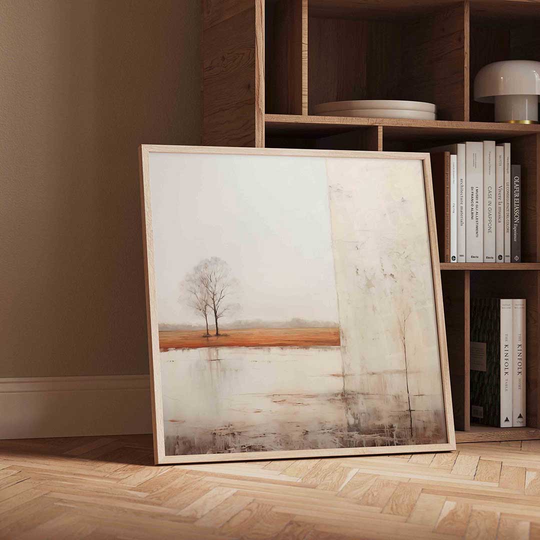 Landschap met bomen Poster