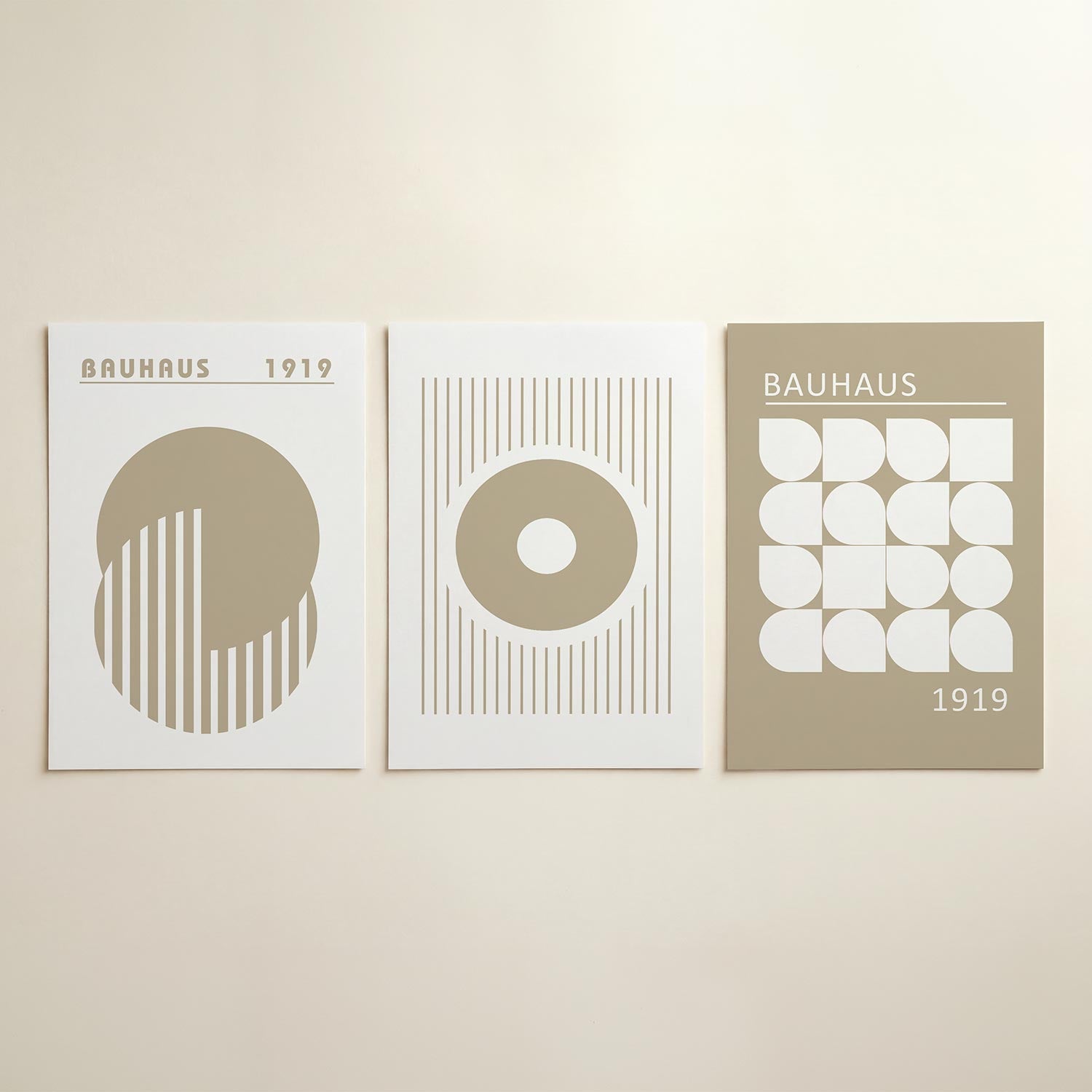 Cirkel en lijnen Posterset