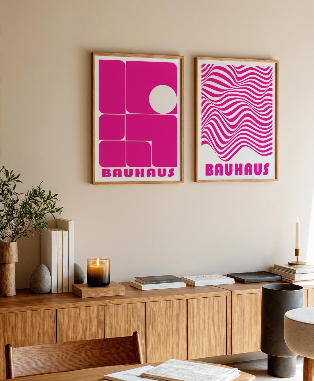Vormen en vlakken Posterset