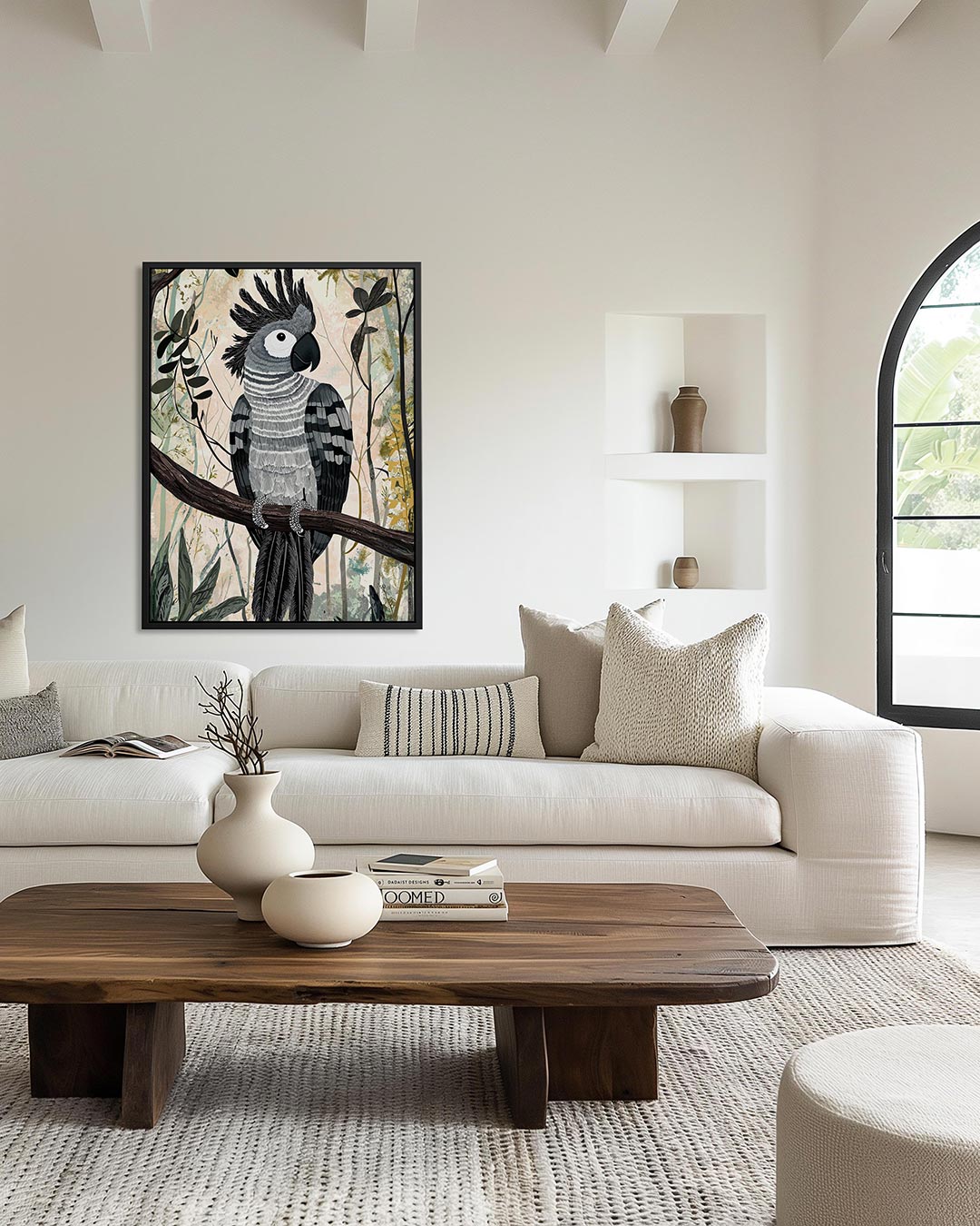 Vogels in de natuur Kunstwerk