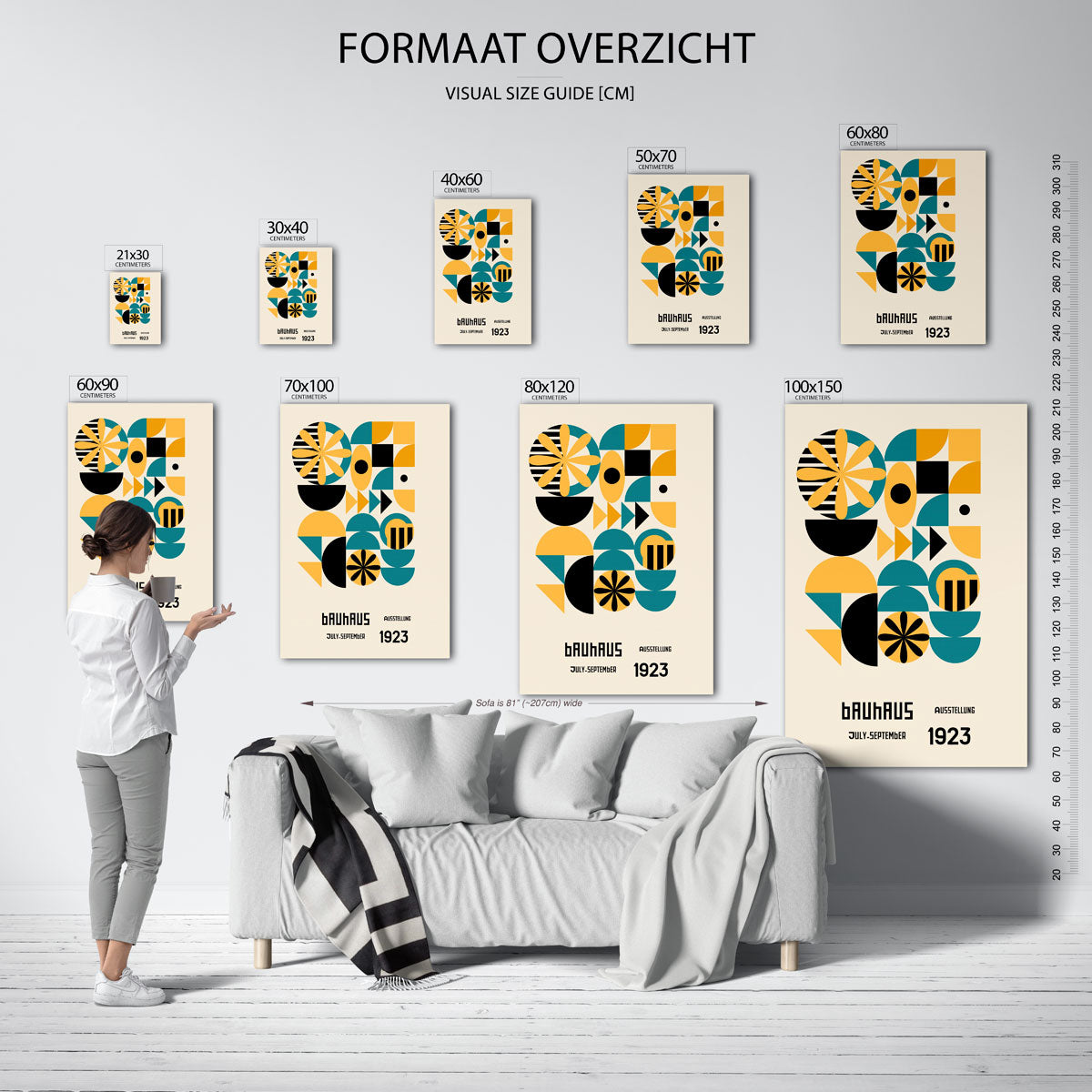 Vorm en kleur Poster