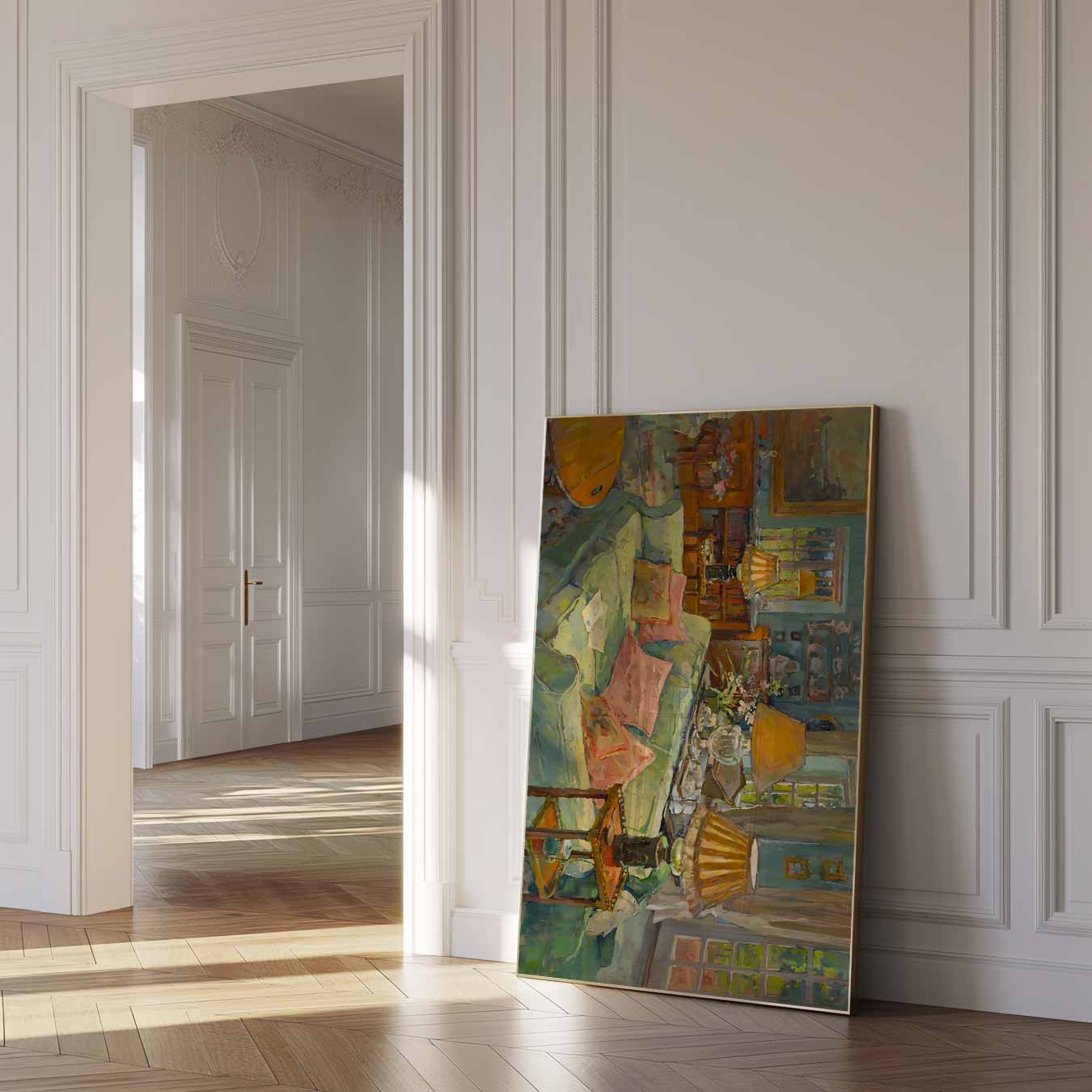 Gezellige Woonkamer Sfeerposter-WallArtistic