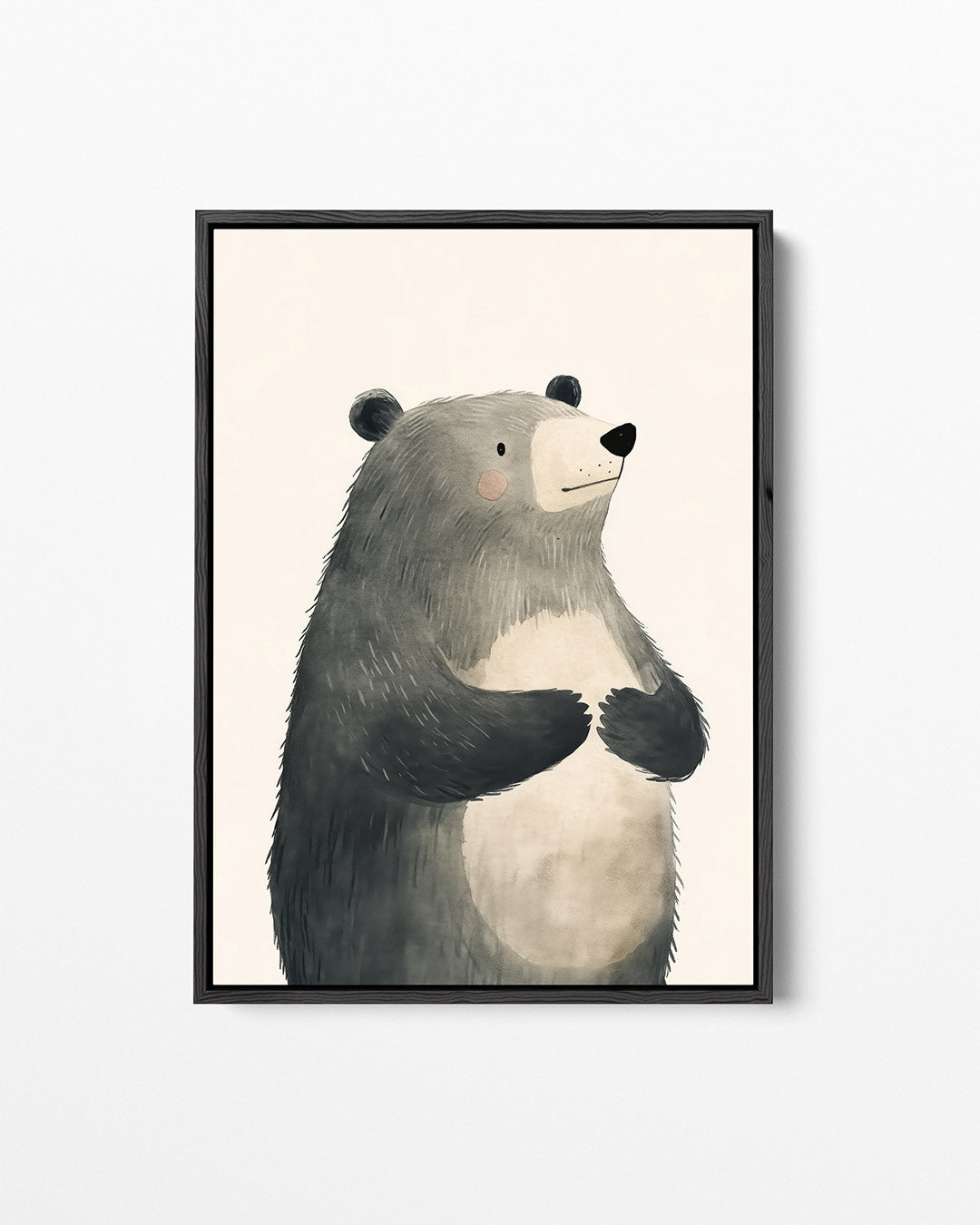 Vriendelijke beer illustratie Kunstwerk