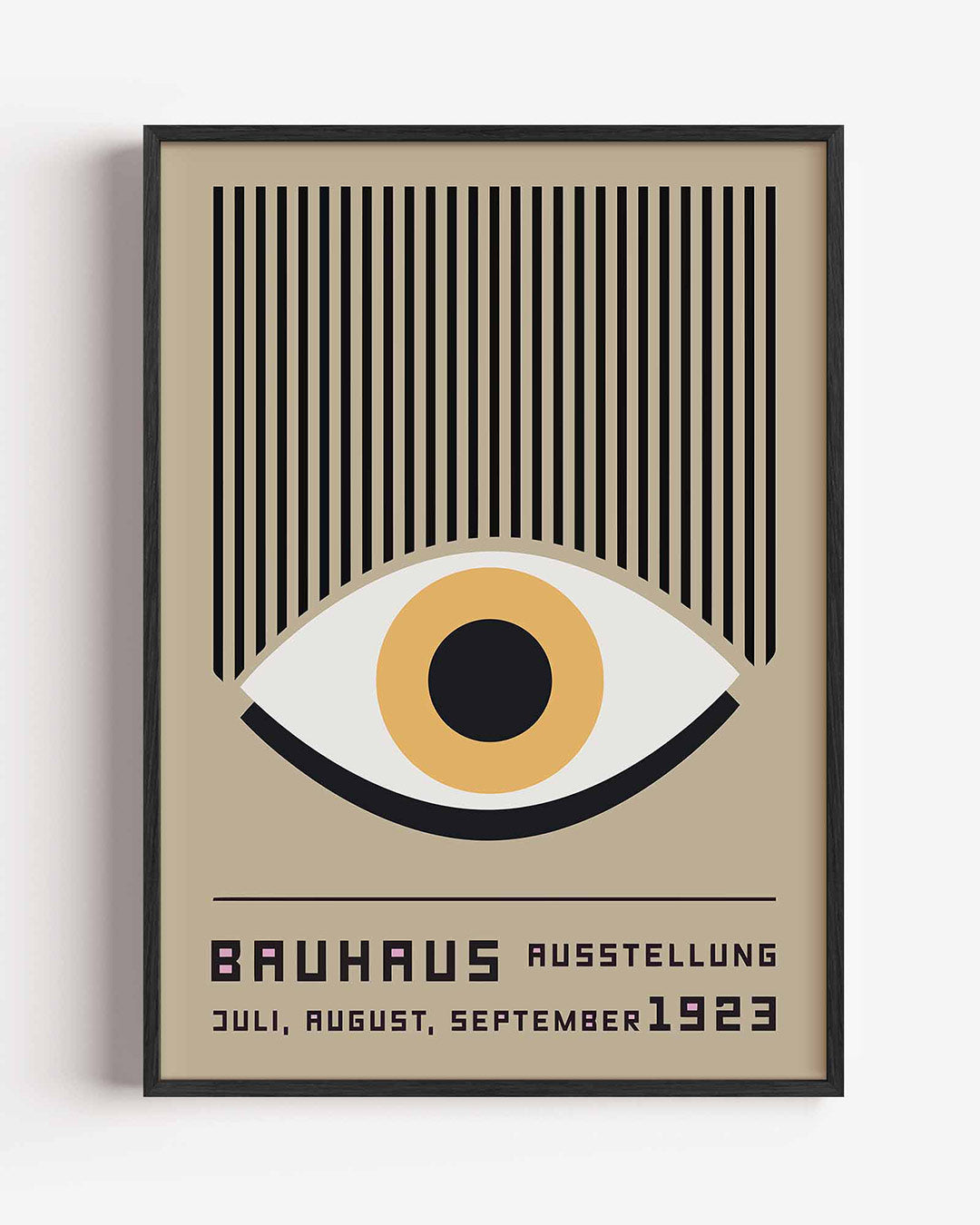 Lijnen en oog Poster