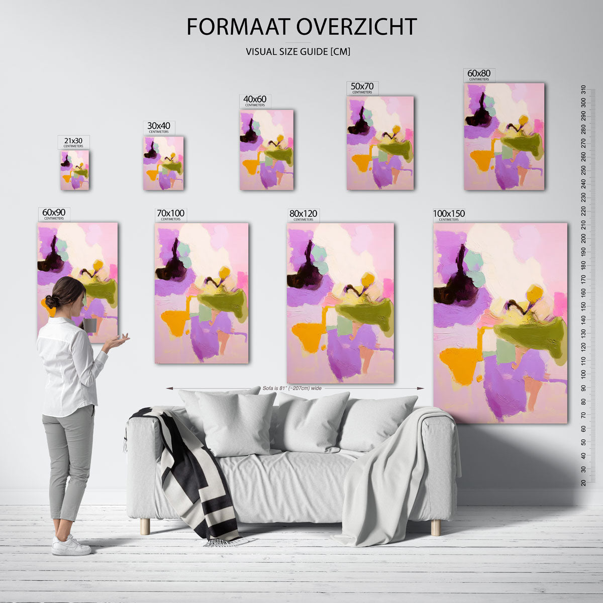Abstracte vormen Poster