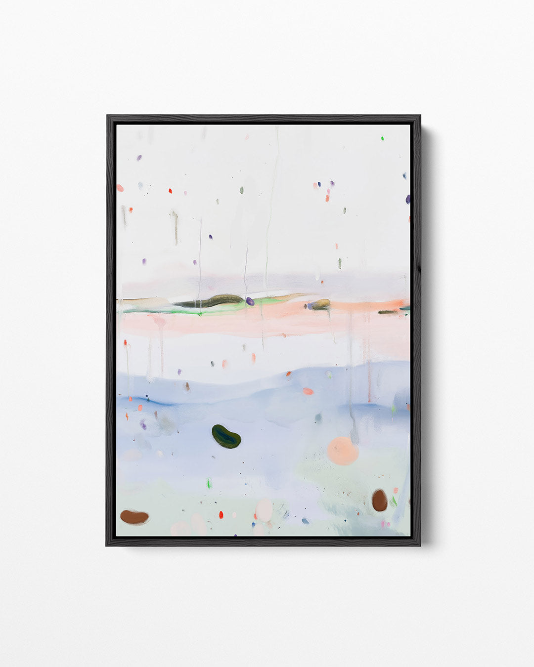 Vloeiende kleurencompositie Kunstwerk