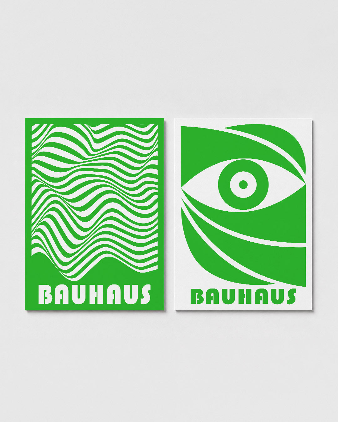 Golvend lijnenspel Posterset