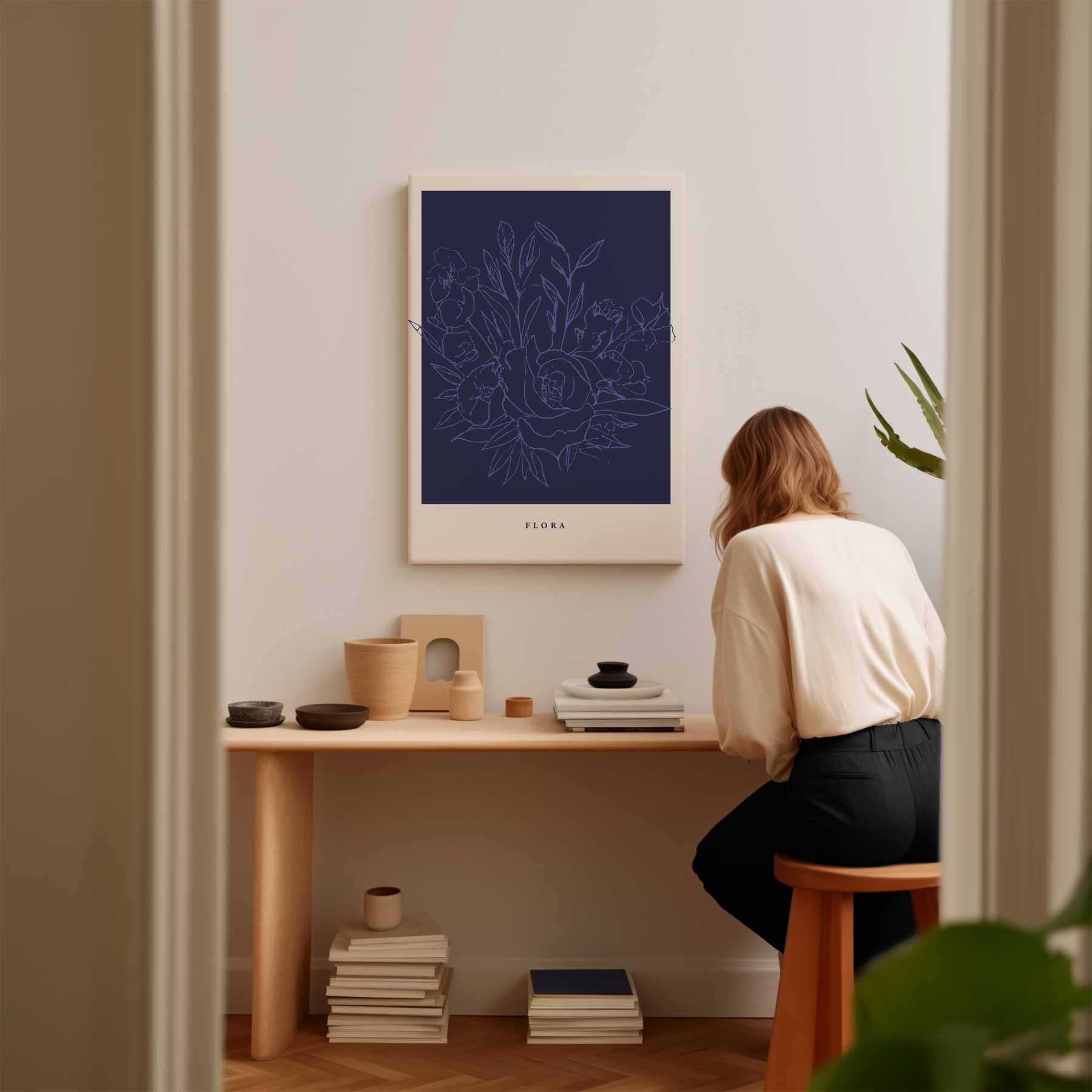 Flora Kunstwerk-canvas-dibond-plexiglas-wanddecoratie-WallArtistic