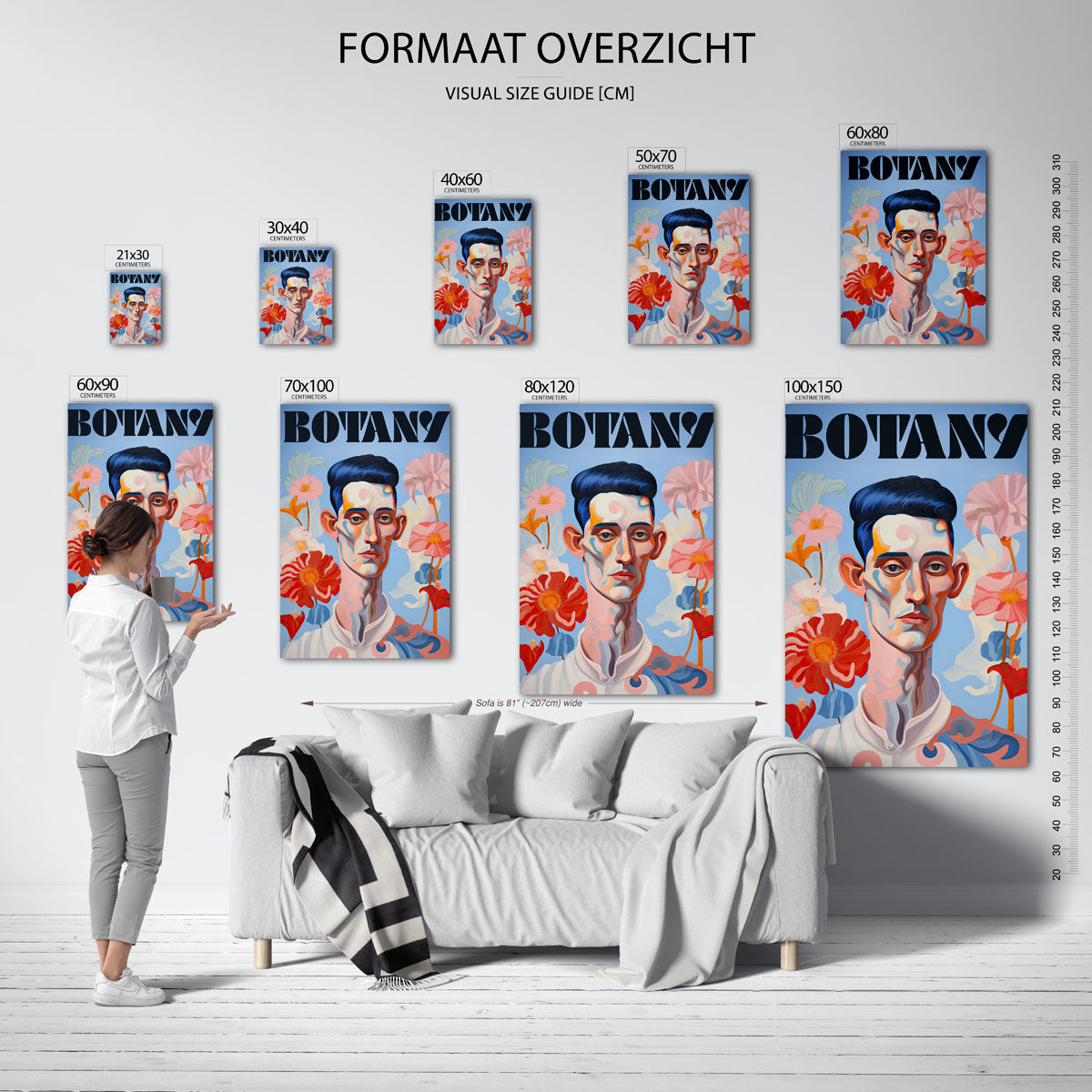Botanische portret Poster