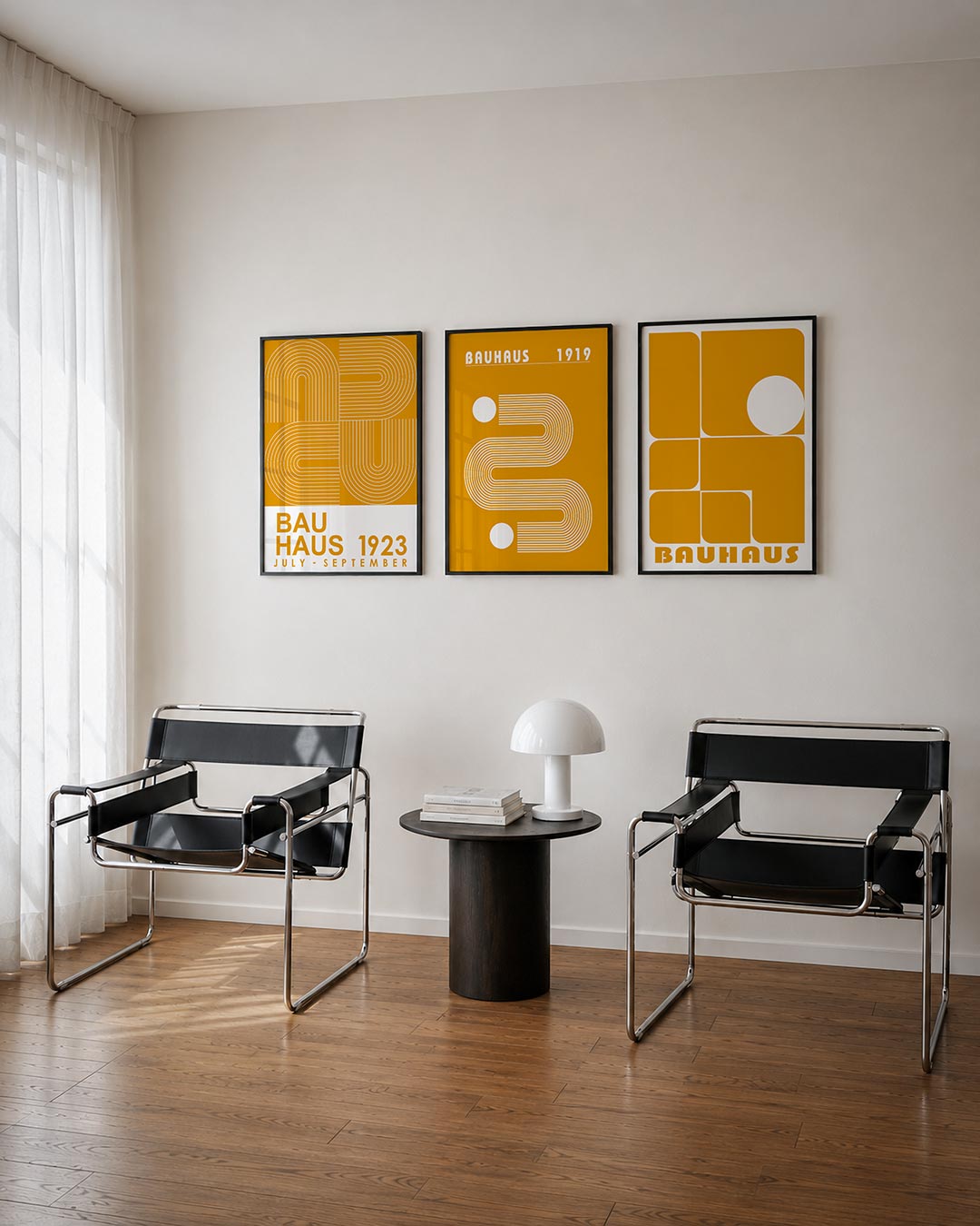 Lijnen en vlakkenspel Posterset