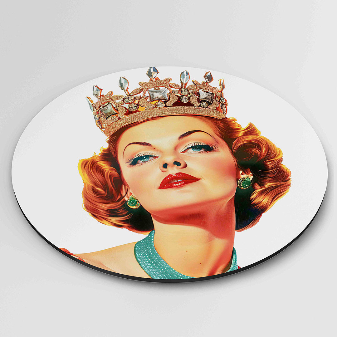 Koningin met kroon Muurcirkel