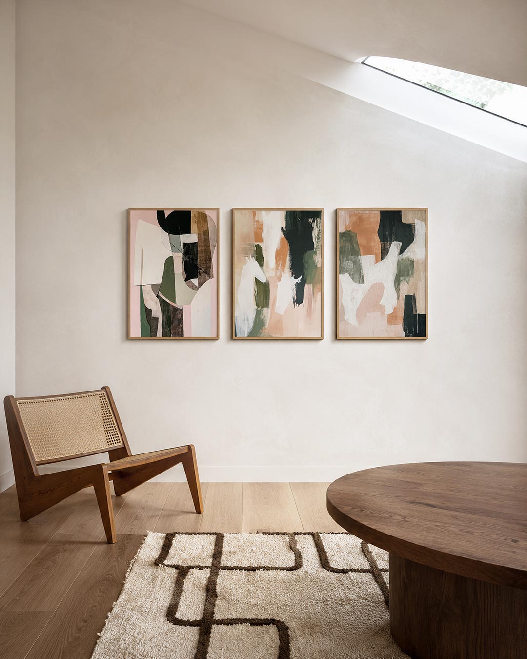 Vorm en kleurenspel Posterset