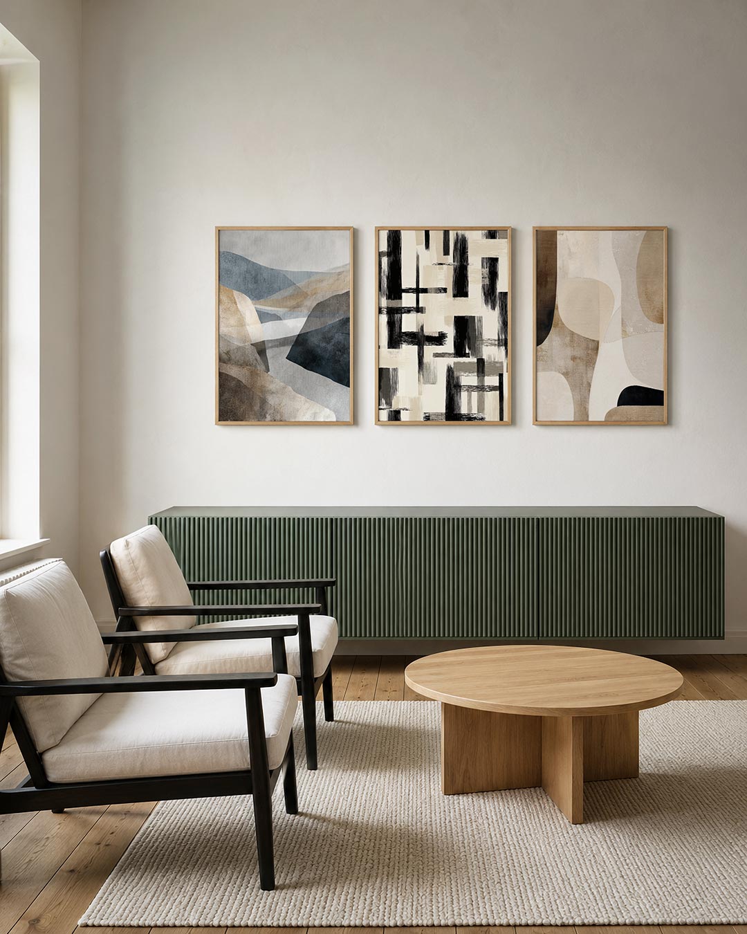 Landschap in lagen Posterset
