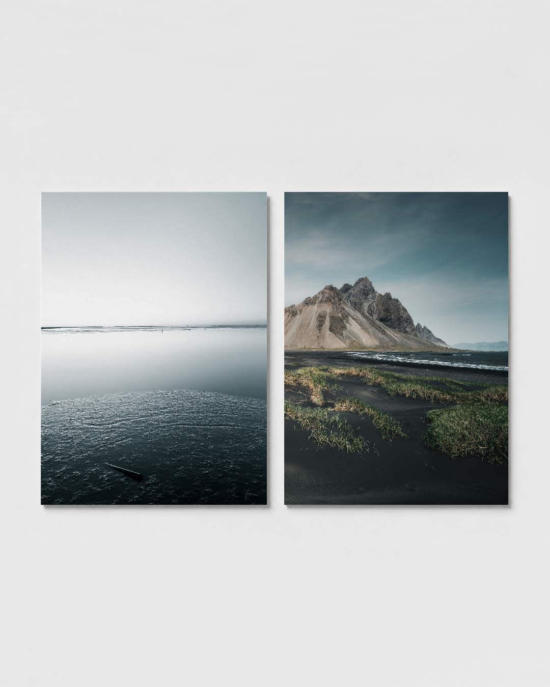 Rustige waterlijn Posterset